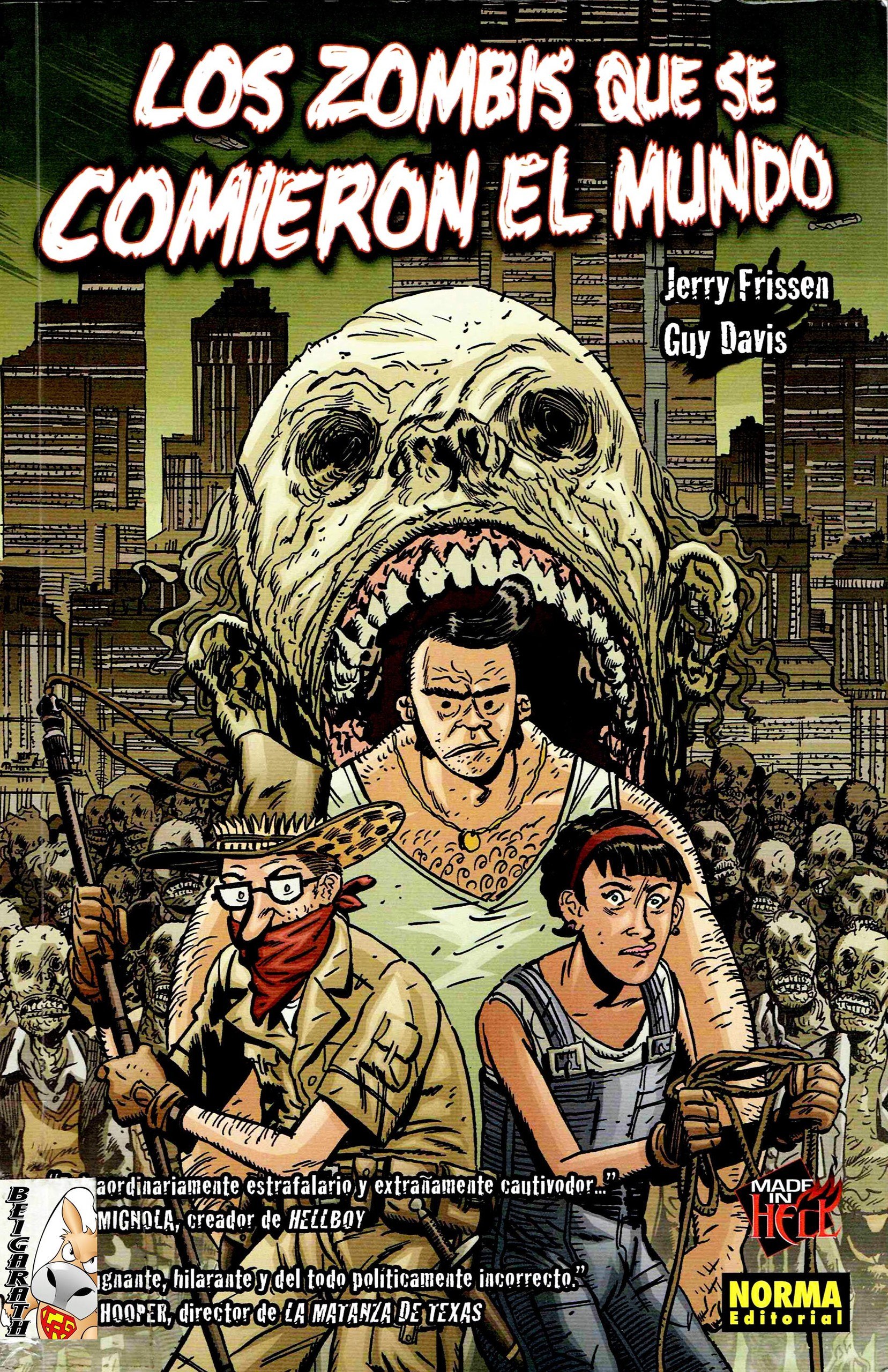Portada ampliada de LOS ZOMBIS QUE SE COMIERON EL MUNDO