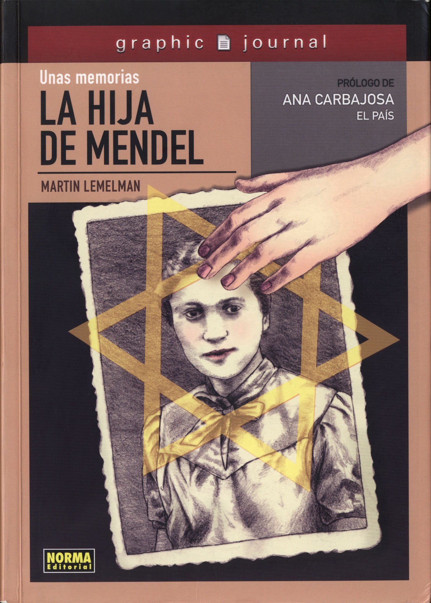 Portada ampliada de Unas memorias LA HIJA DE MENDEL
