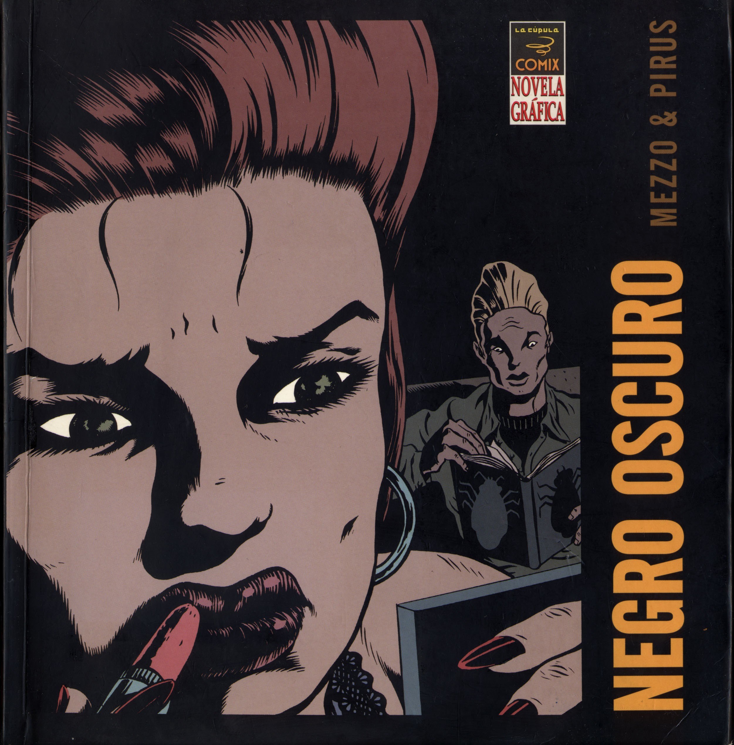 Portada ampliada de NEGRO OSCURO