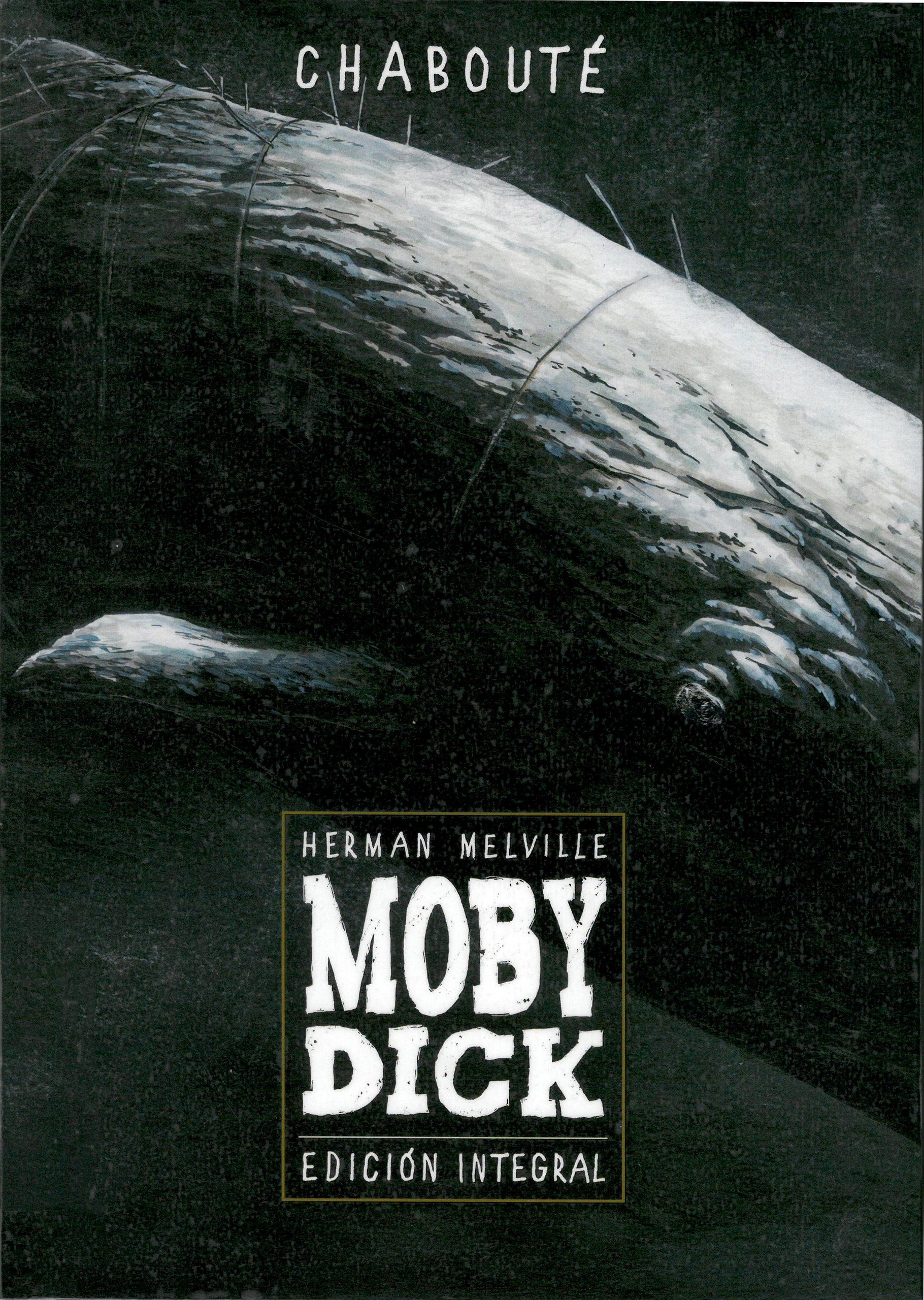 Portada ampliada de MOBY DICK