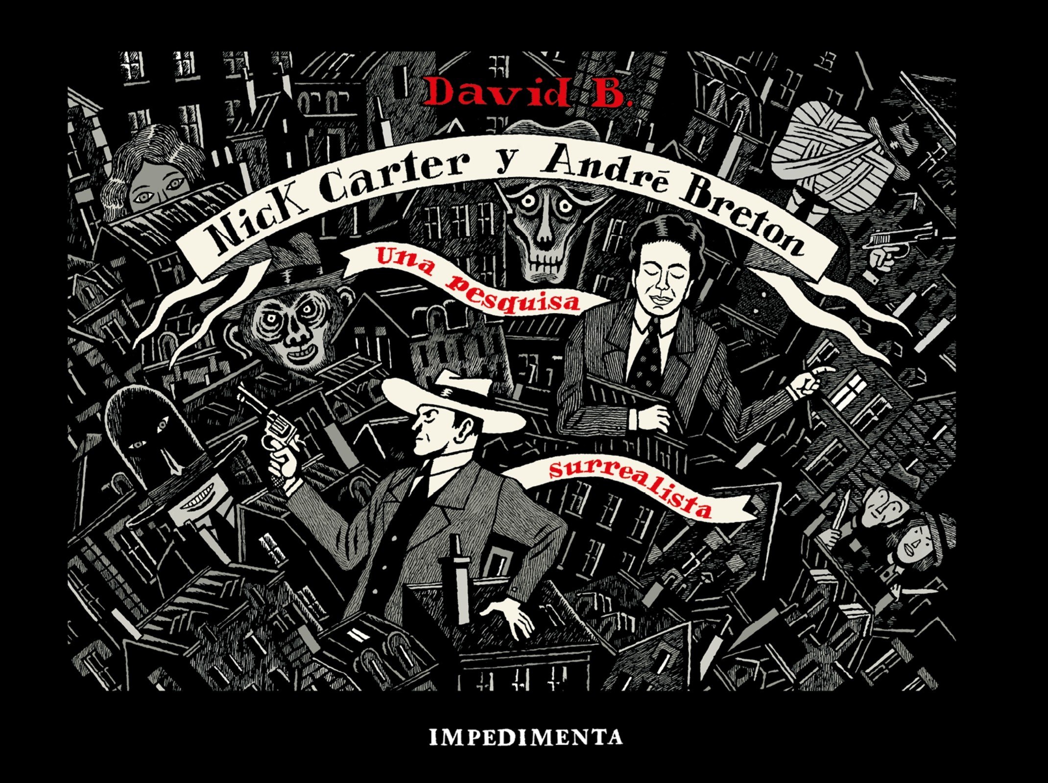 Portada ampliada de Nick Carter y André Breton