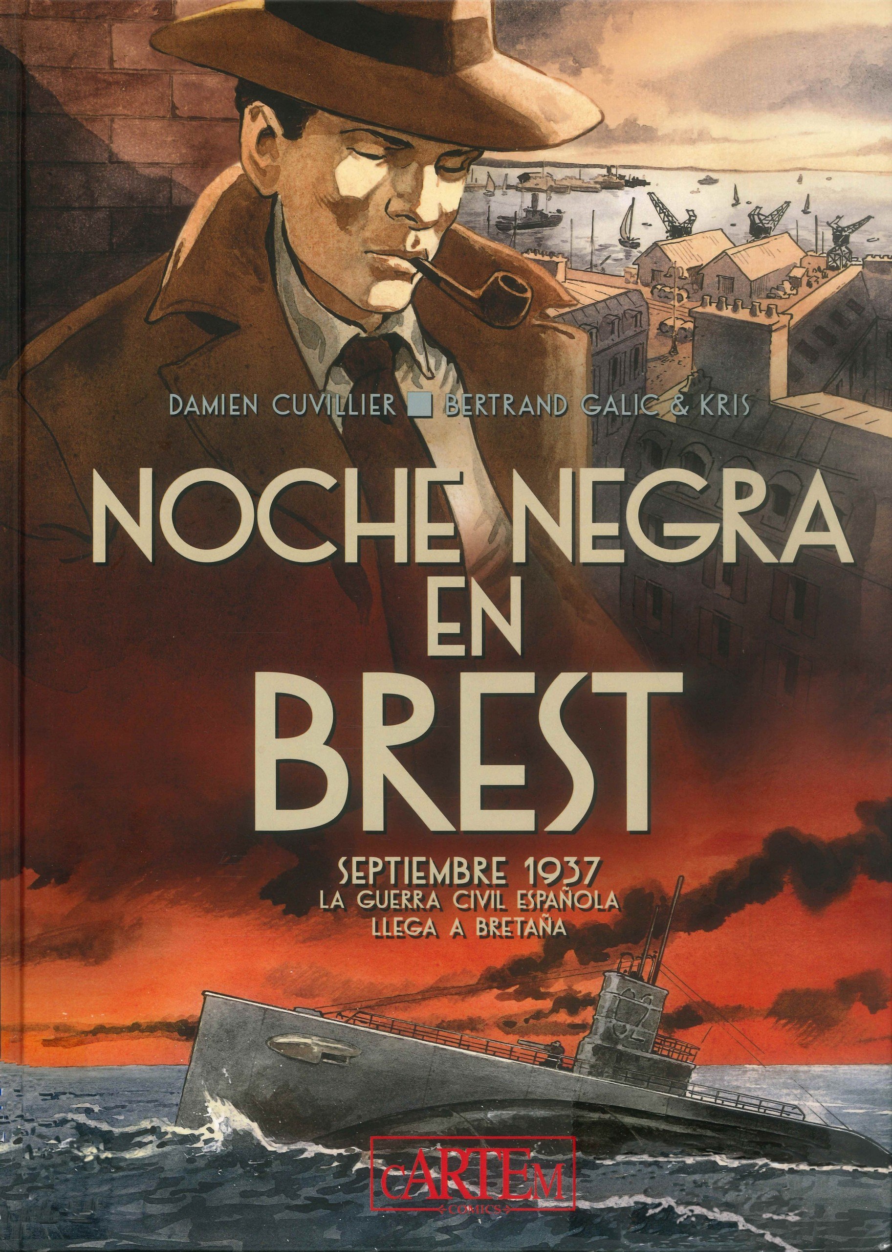 Portada ampliada de NOCHE NEGRA EN BREST