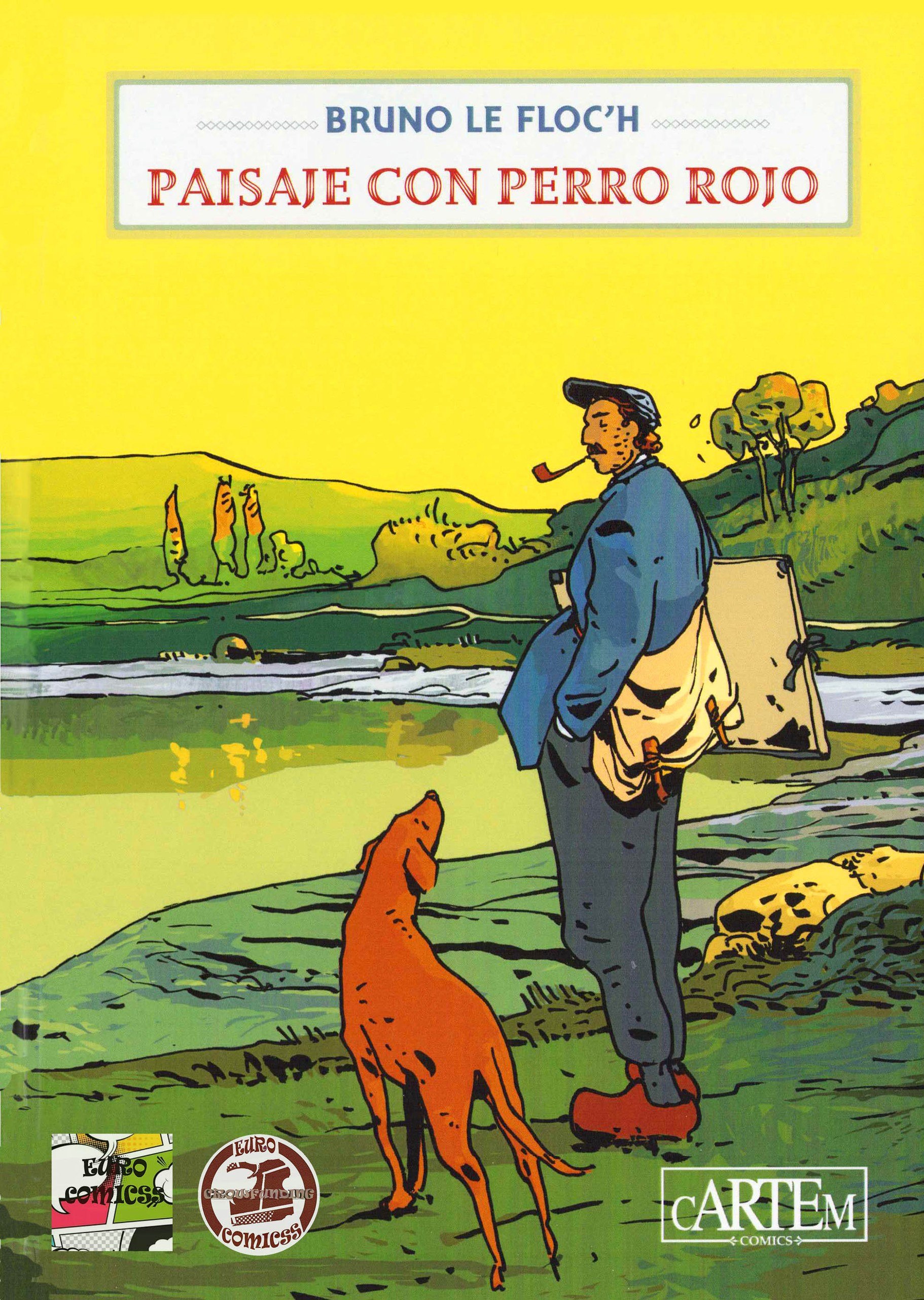 Portada ampliada de PAISAJE CON PERRO ROJO