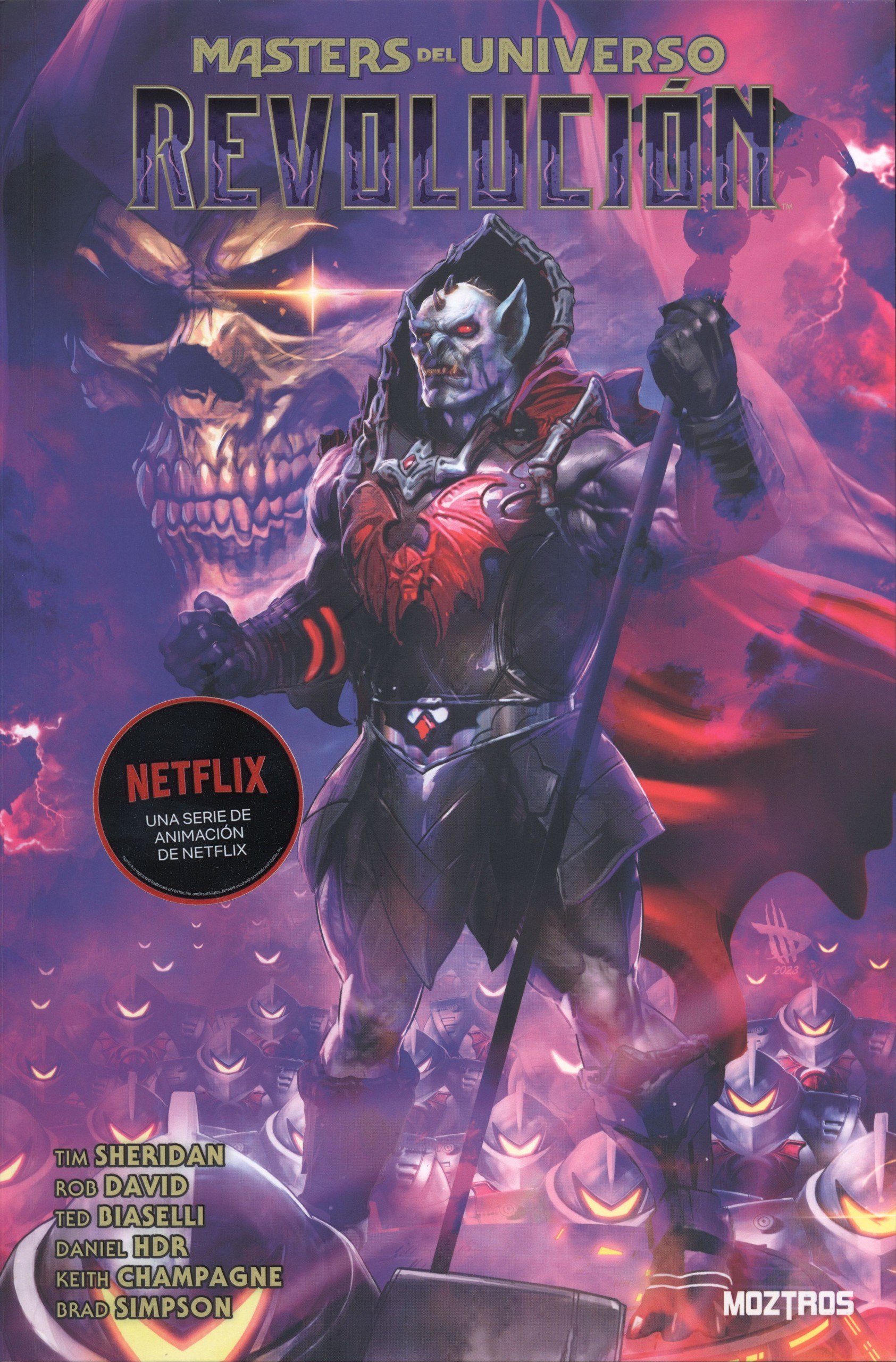 Portada ampliada de MASTERS DEL UNIVERSO REVOLUCION