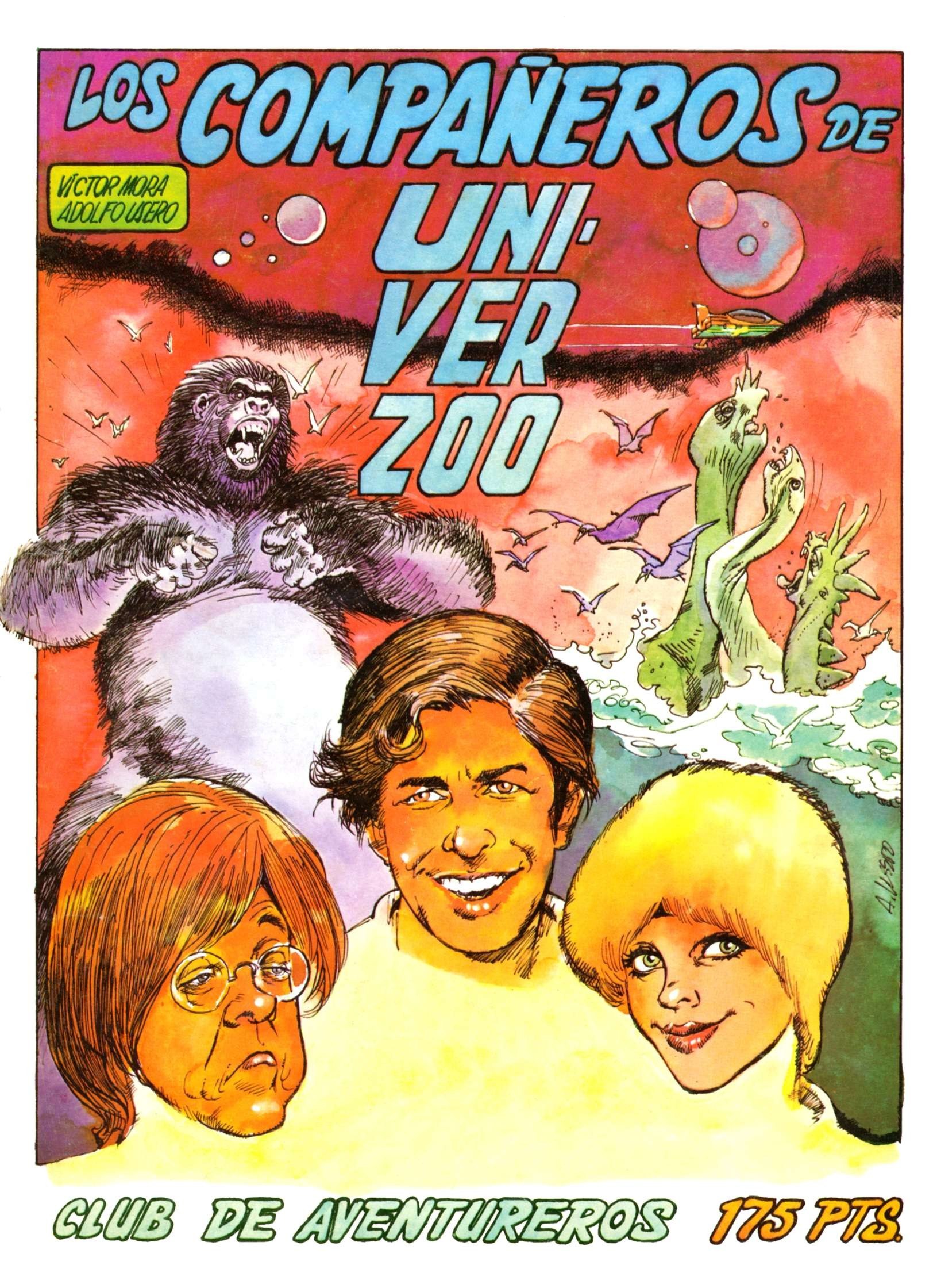 Portada ampliada de LOS COMPAÑEROS DE UNIVERZOO