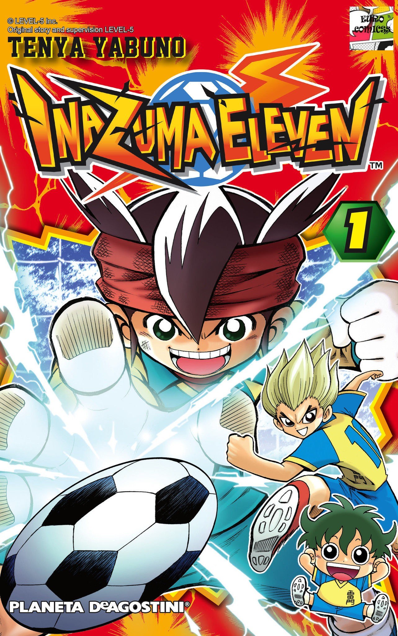 Portada ampliada de Inazuma Eleven