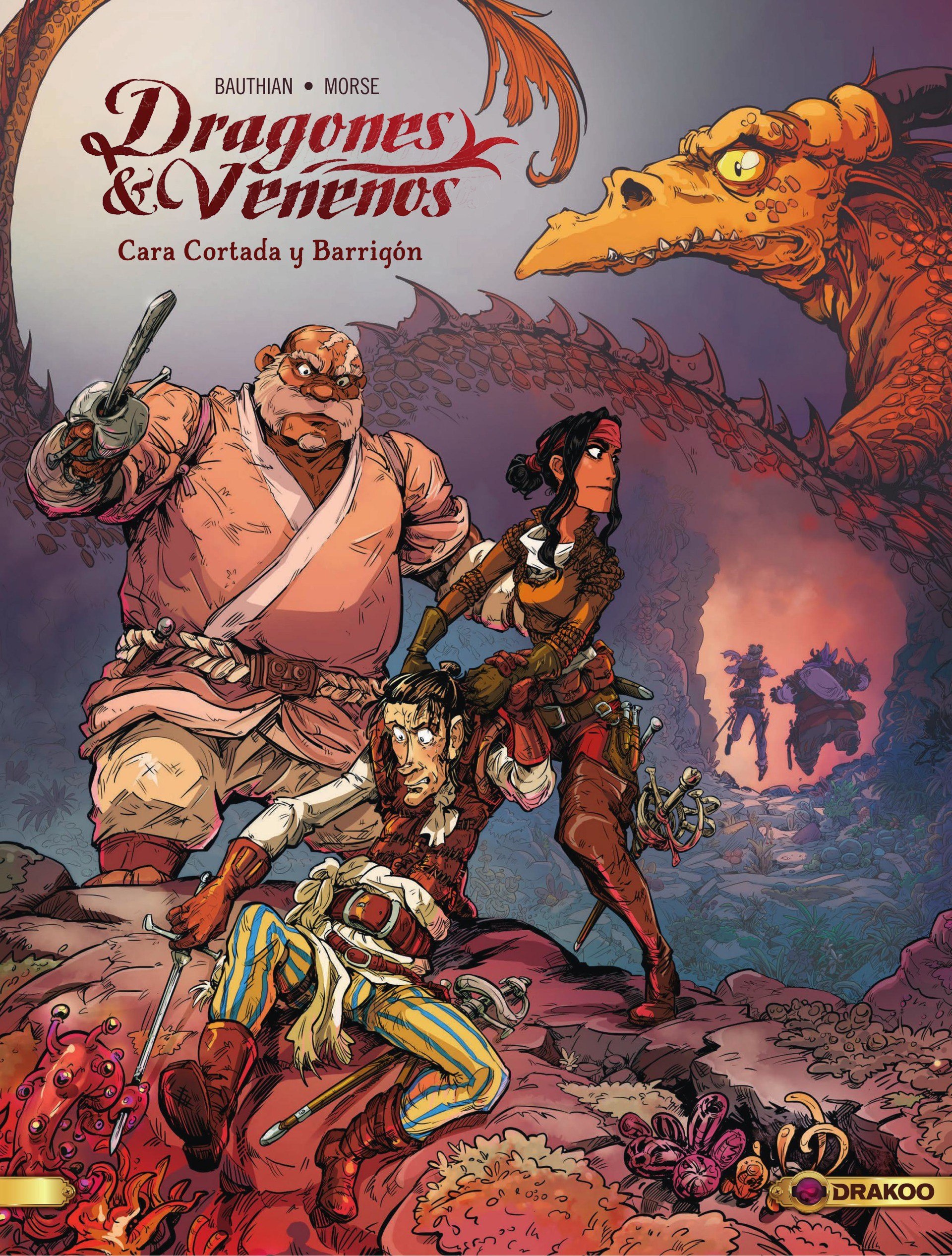 Portada ampliada de Dragones & Venenos