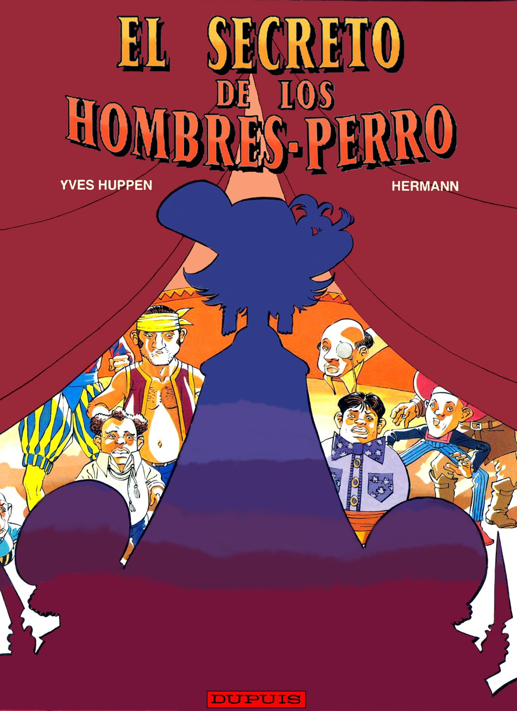 Portada ampliada de EL SECRETO DE LOS HOMBRES-PERRO