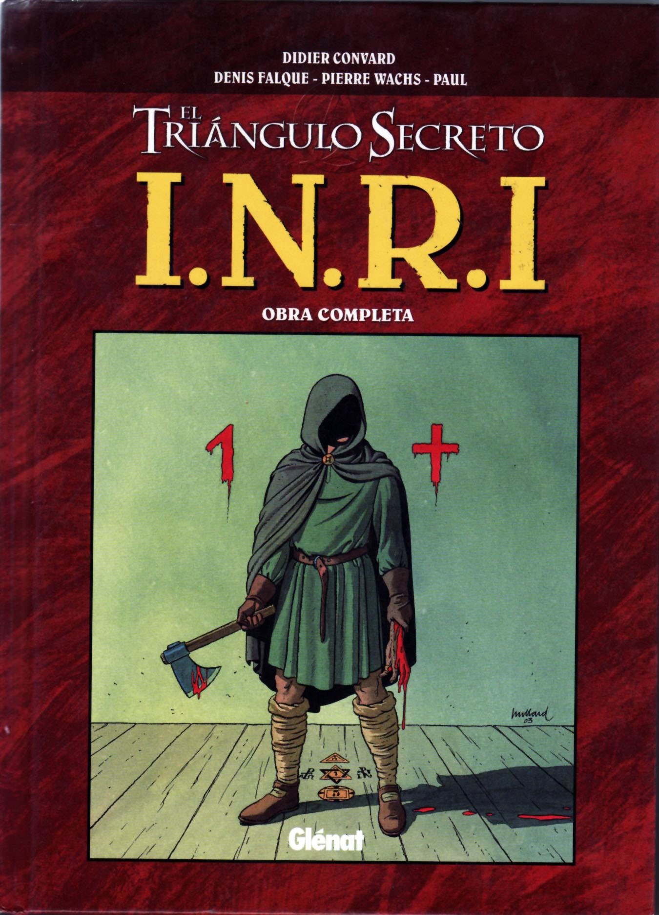 Portada ampliada de El Triángulo Secreto I.N.R.I