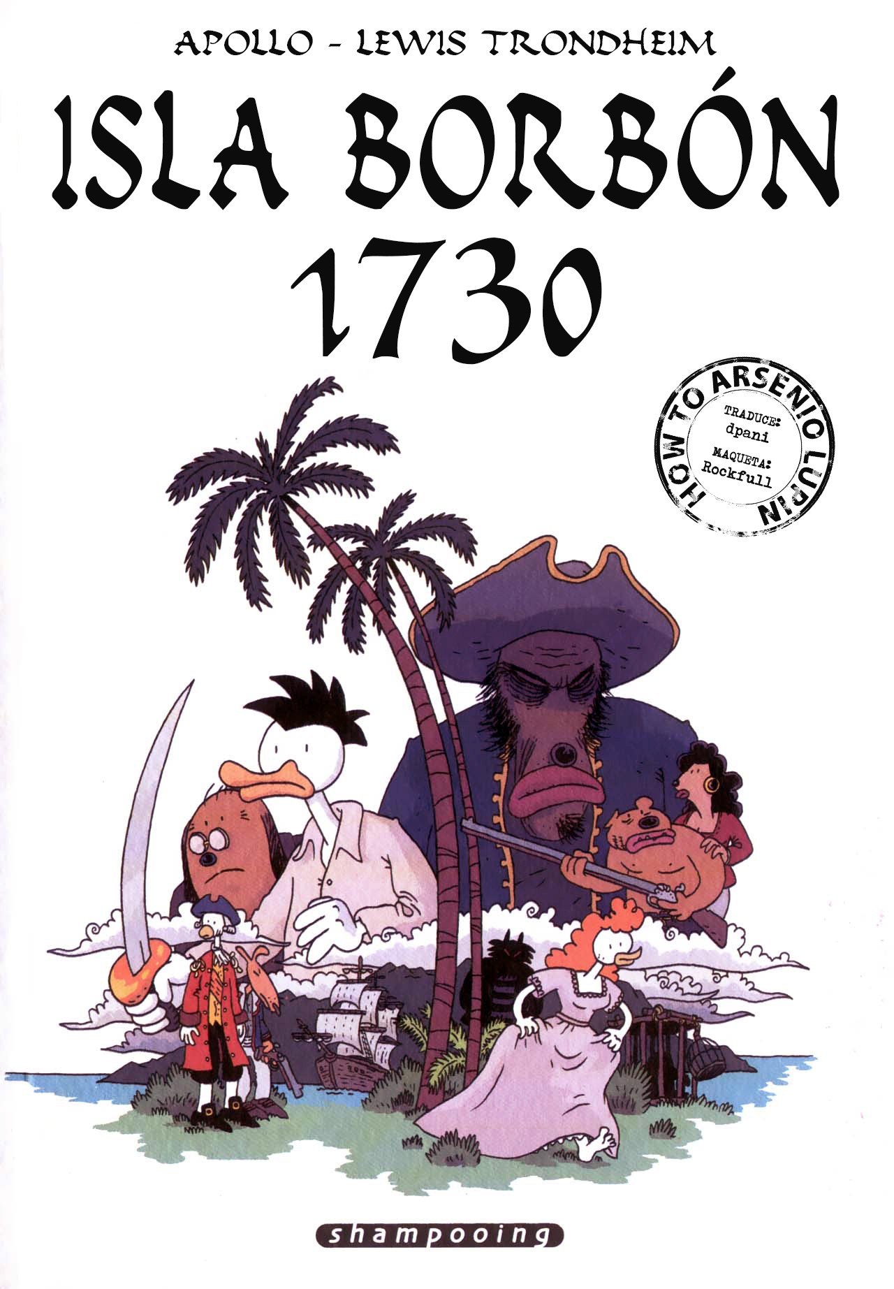 Portada ampliada de Isla Borbón 1730