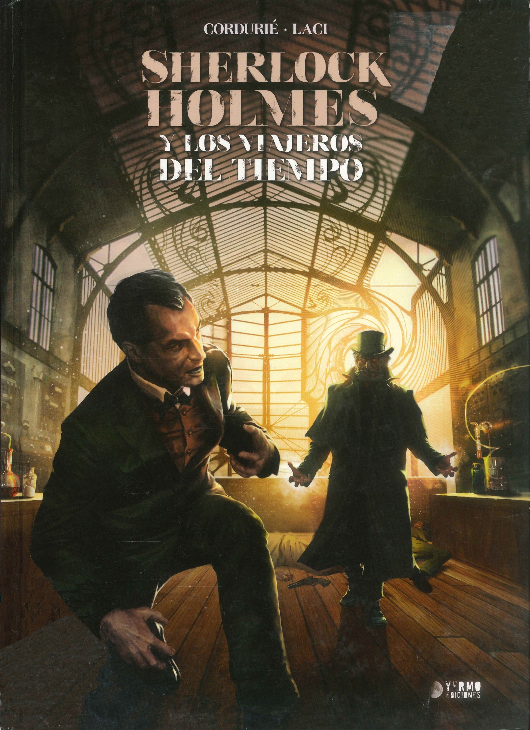 Portada ampliada de SHERLOCK HOLMES Y LOS VIAJEROS DEL TIEMPO