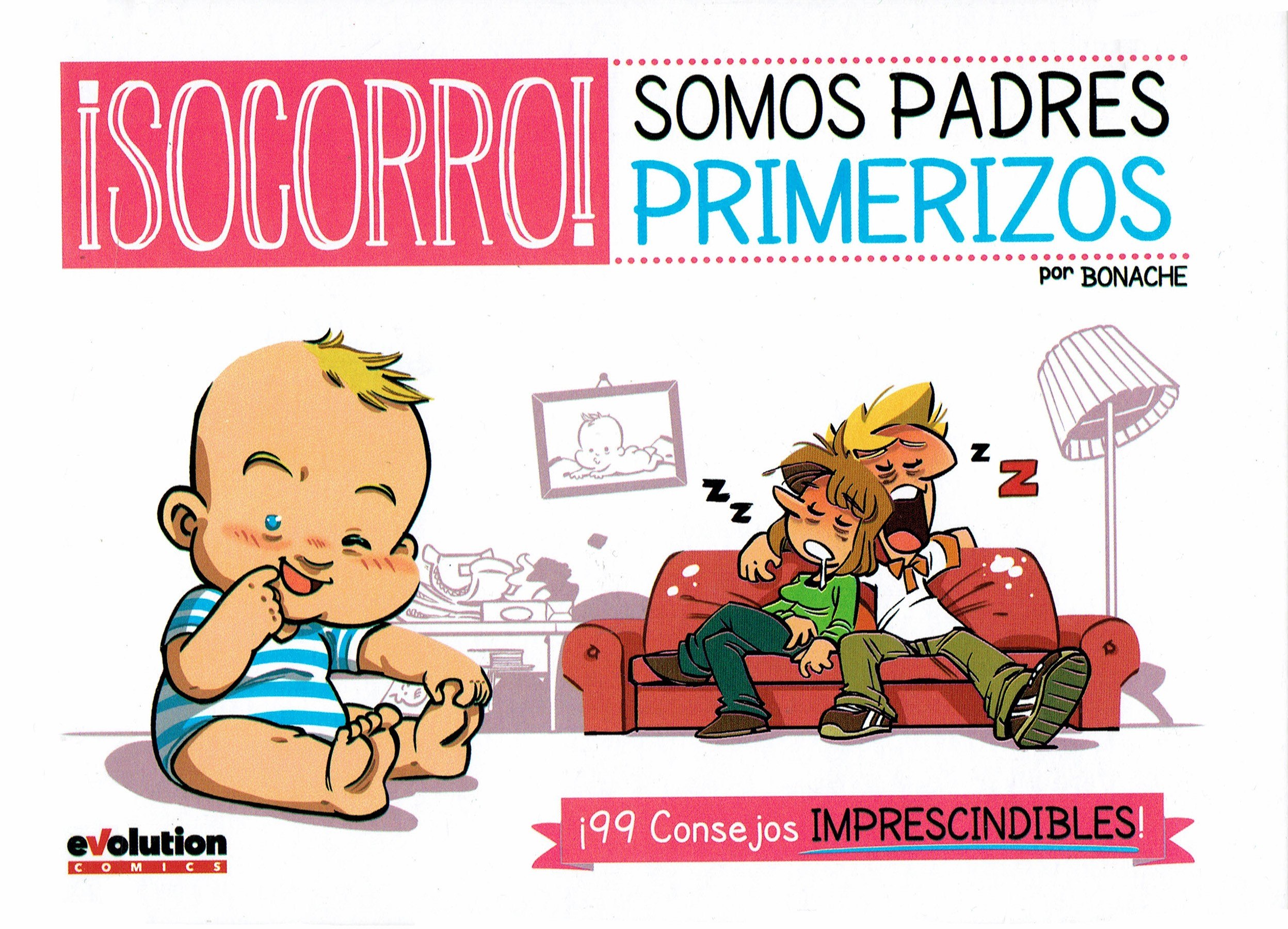 Portada ampliada de ¡SOCORRO! SOMOS PADRES PRIMERIZOS