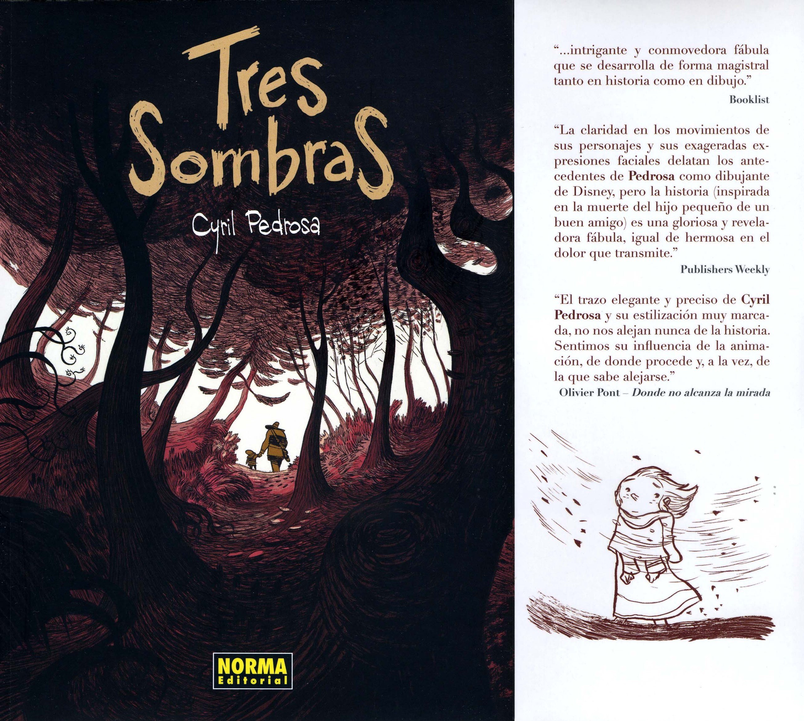 Portada ampliada de Tres Sombras