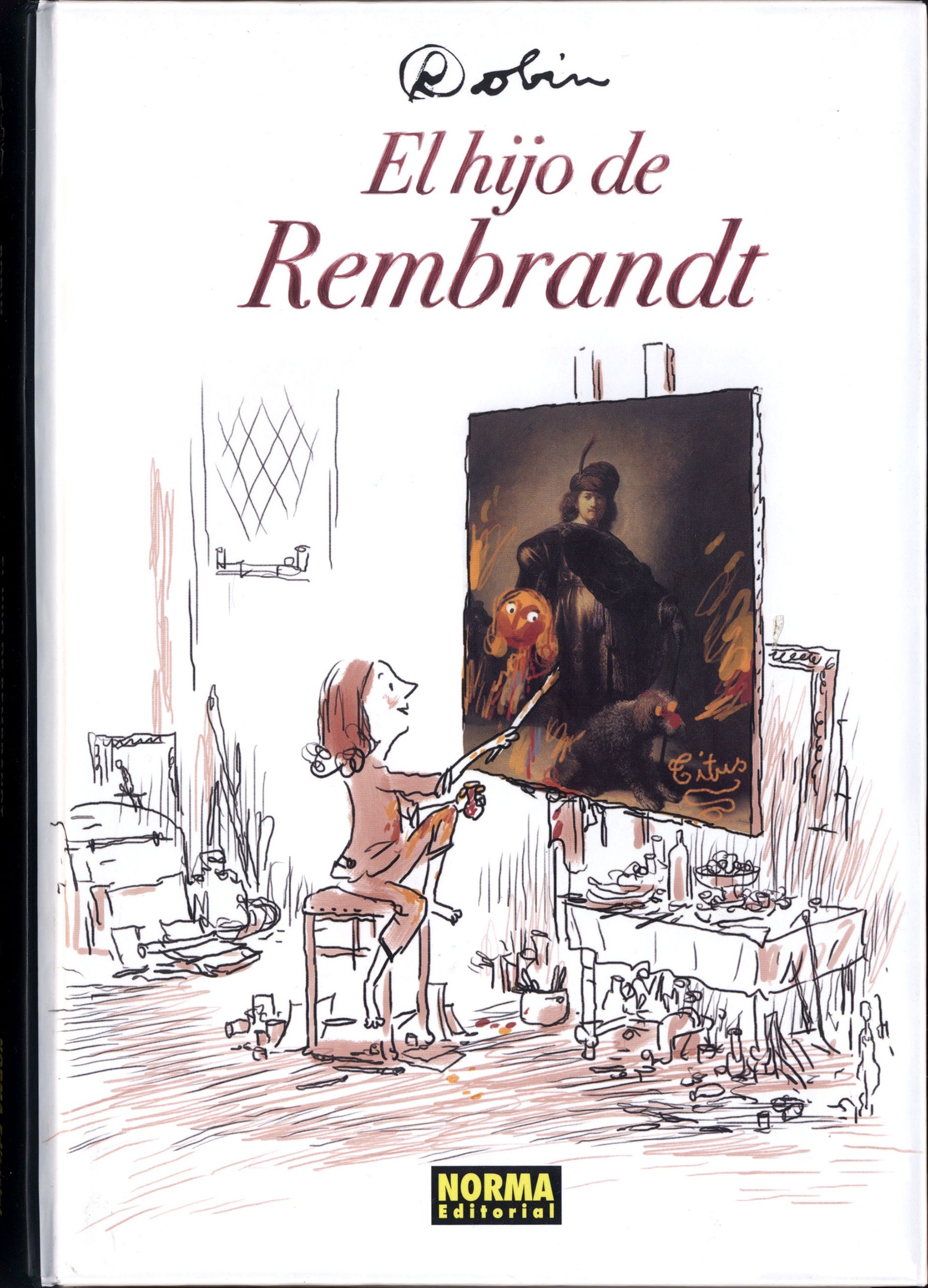 Portada ampliada de El hijo de Rembrandt