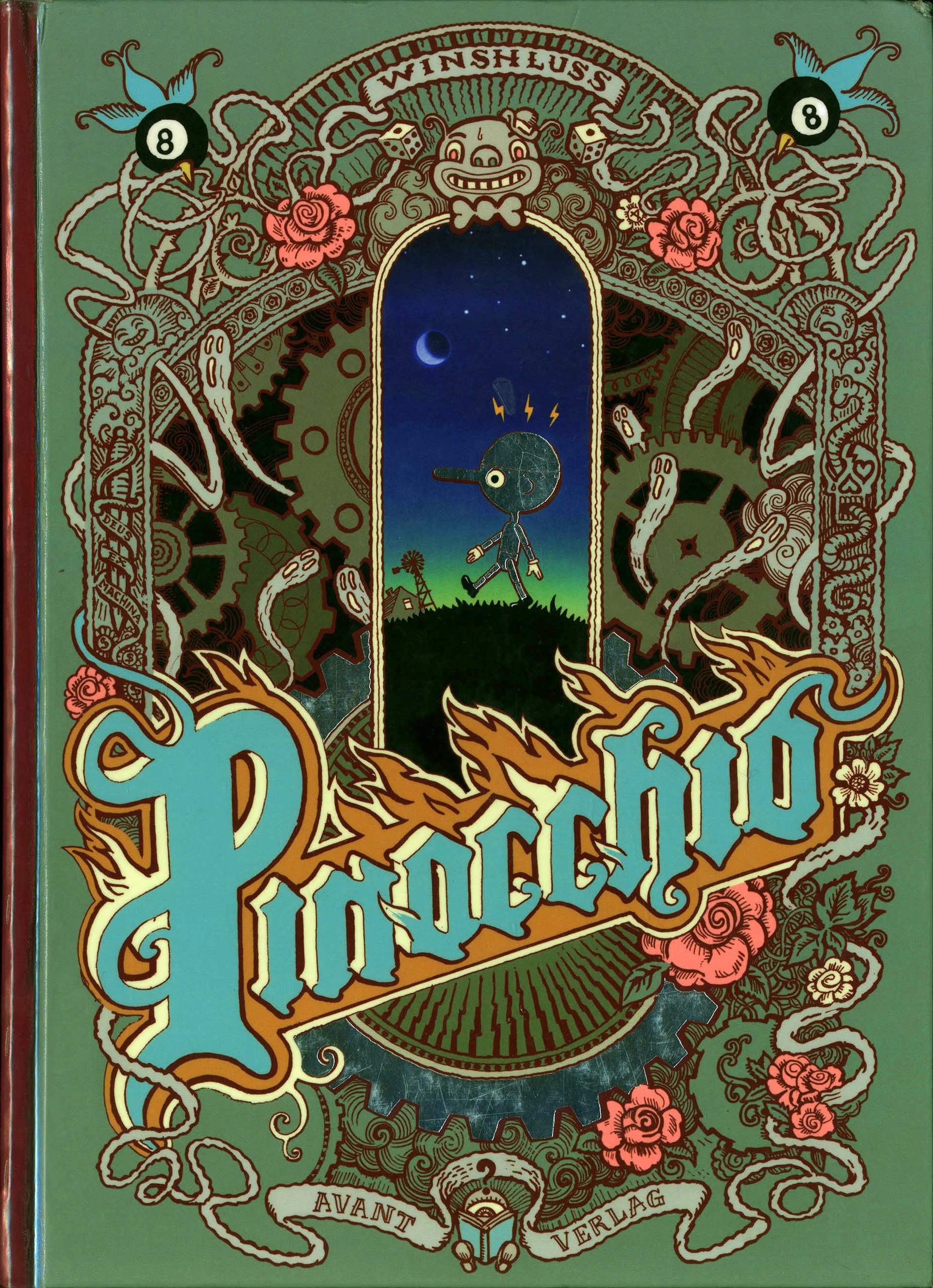 Portada ampliada de Pinocchio