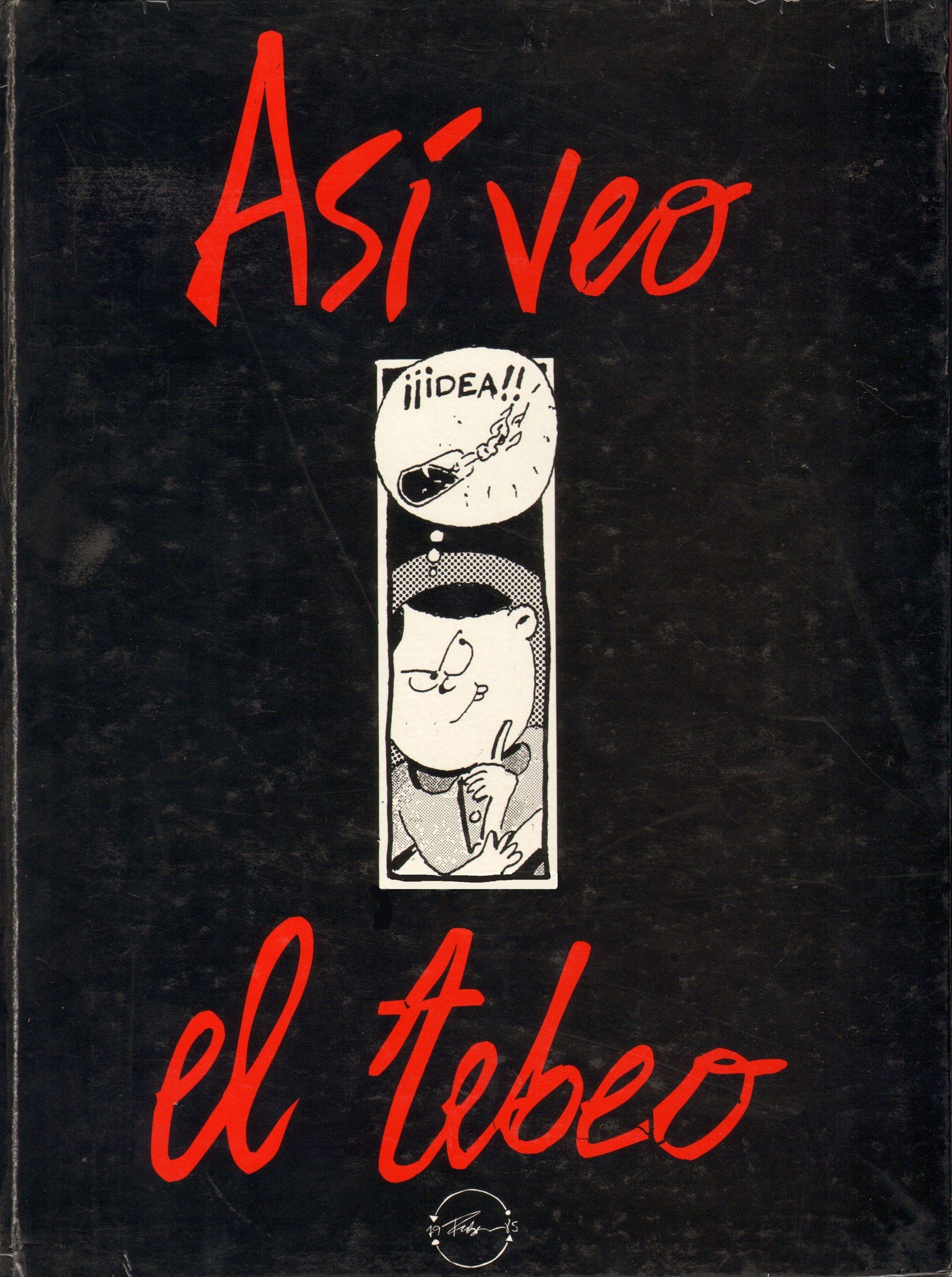 Portada ampliada de Asi veo el tebeo