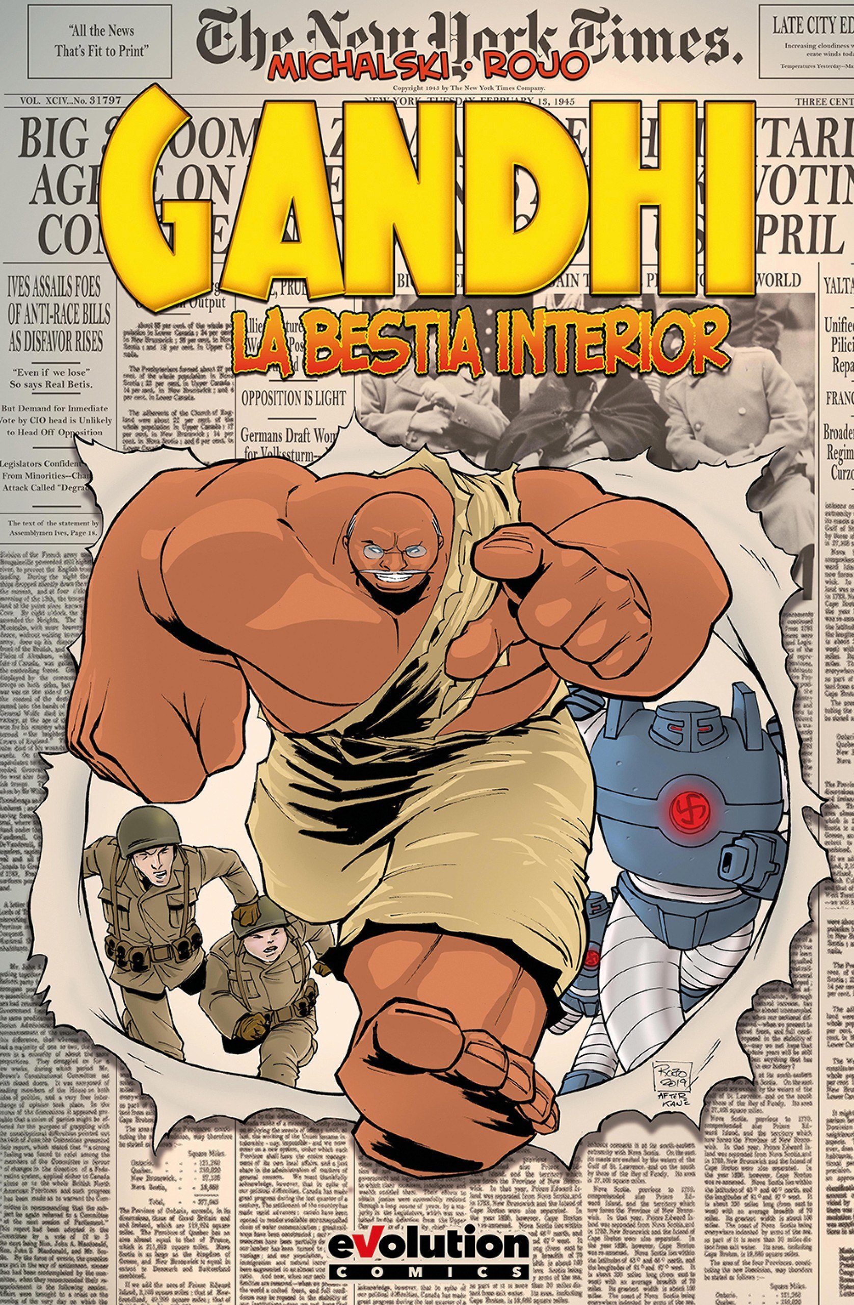 Portada ampliada de Gandhi La Bestia Interior