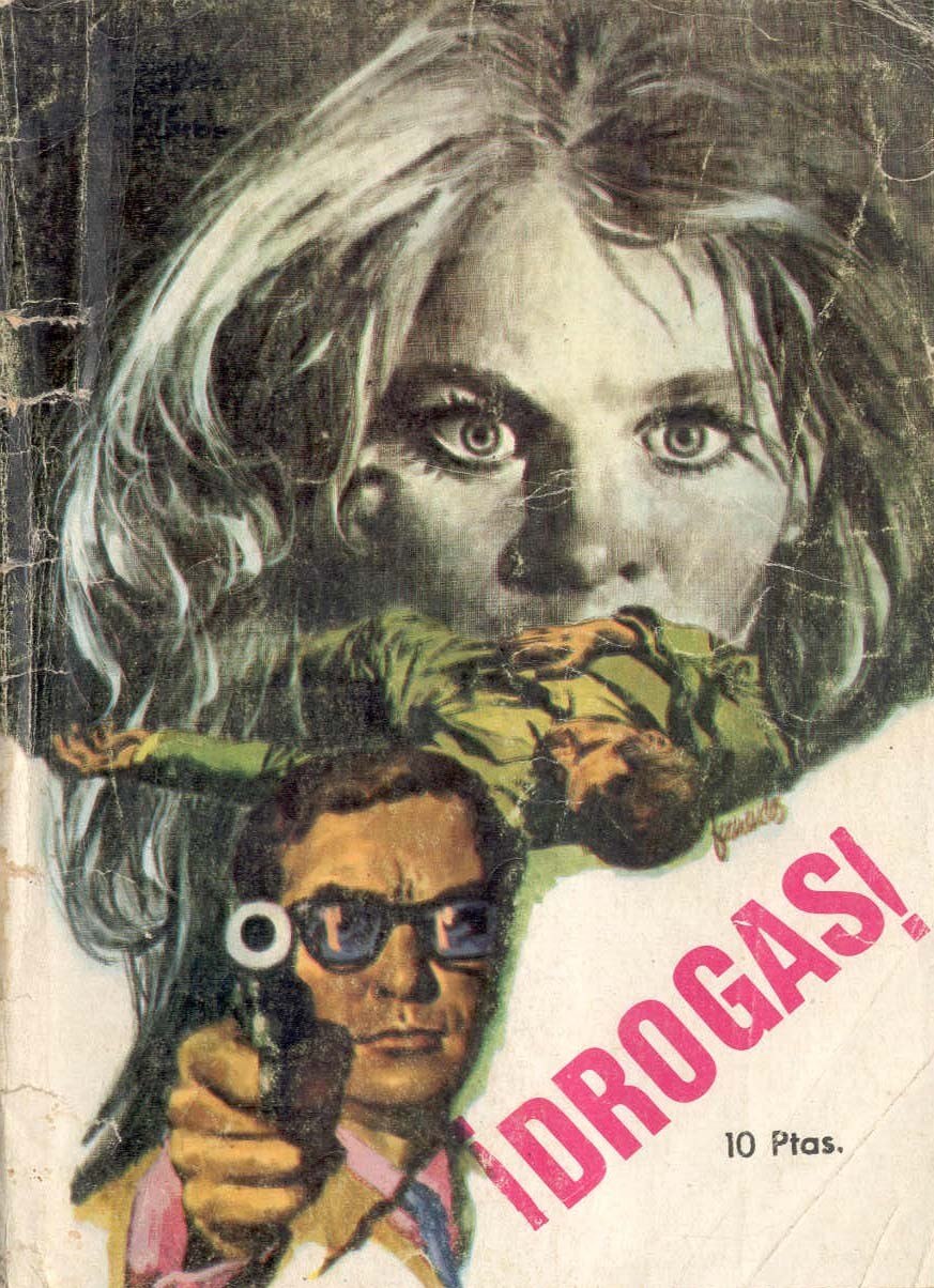 Portada ampliada de ¡DROGAS!