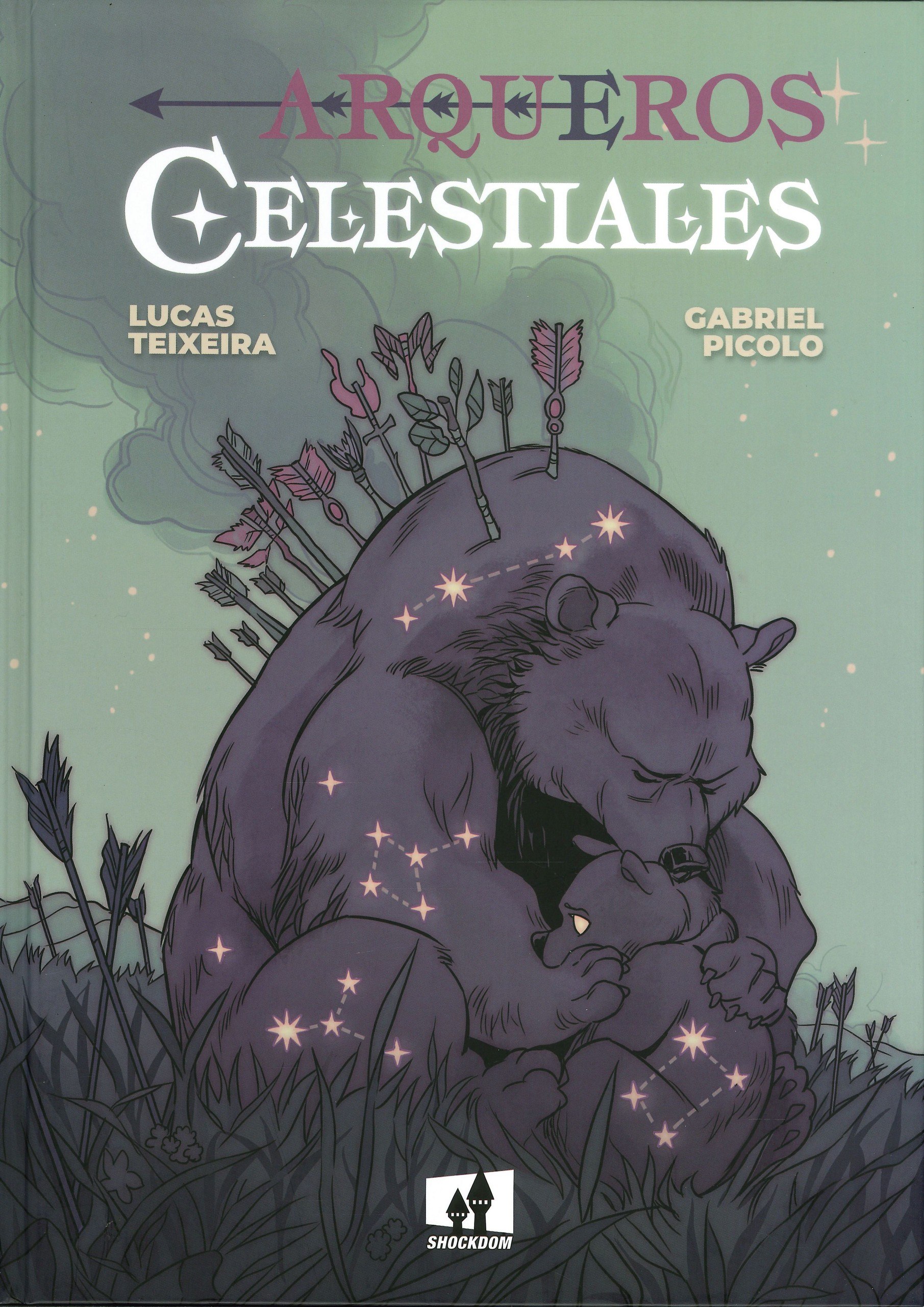 Portada ampliada de ARQUEROS CELESTIALES