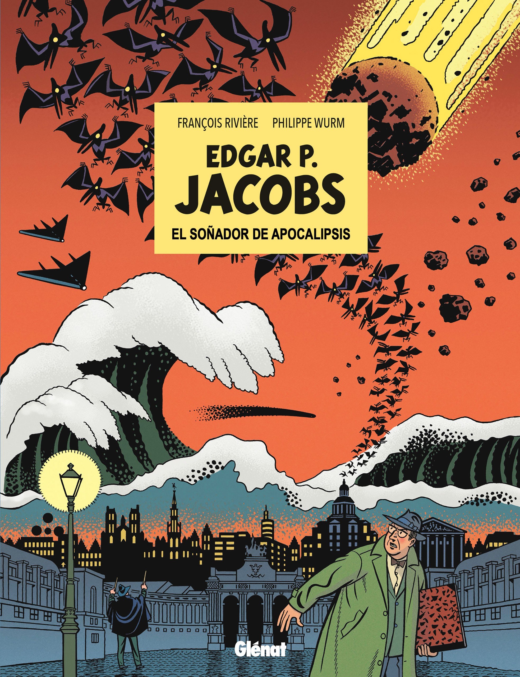 Portada ampliada de EDGAR P. JACOBS EL SOÑADOR DE APOCALIPSIS
