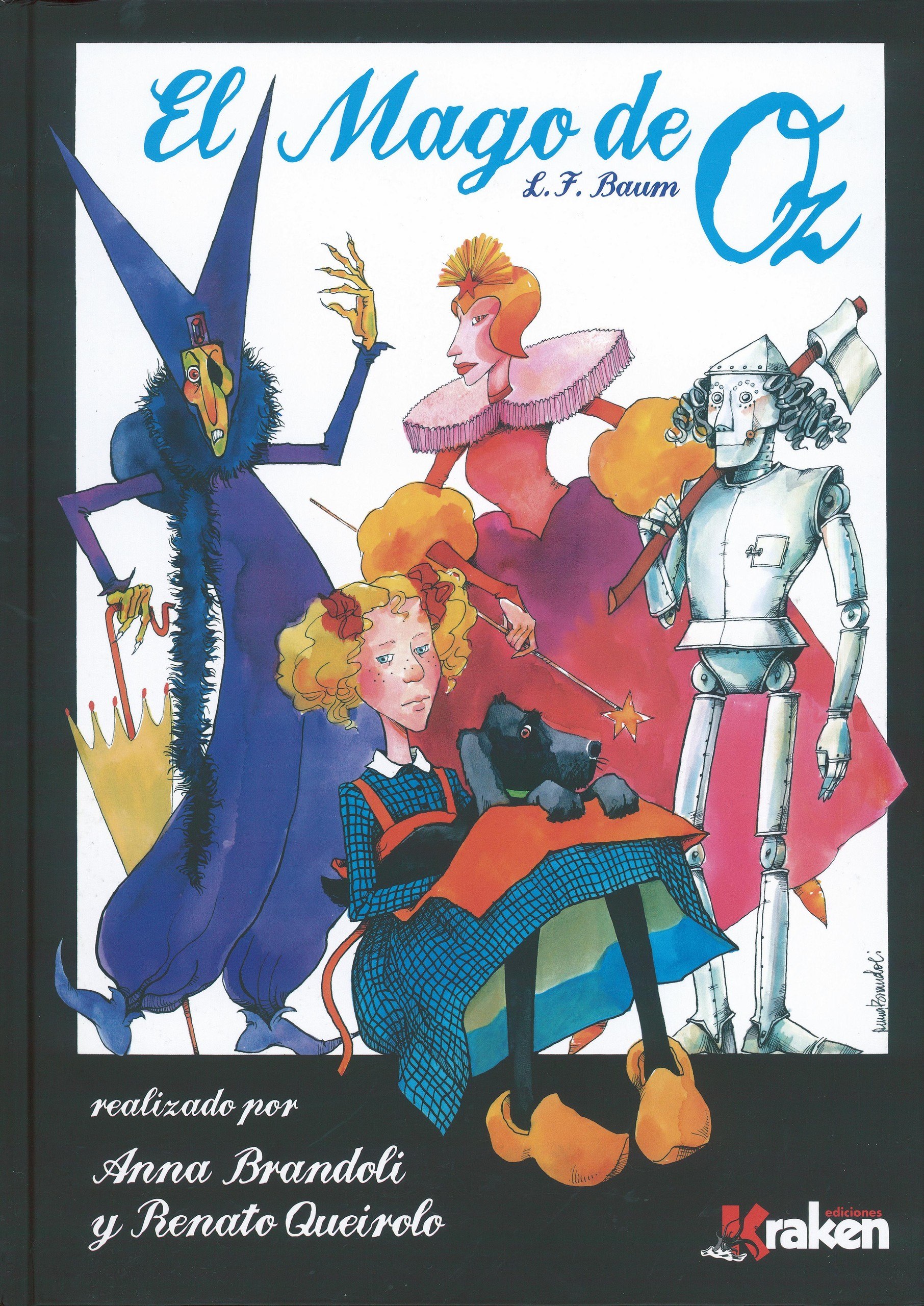 Portada ampliada de El Mago de Oz