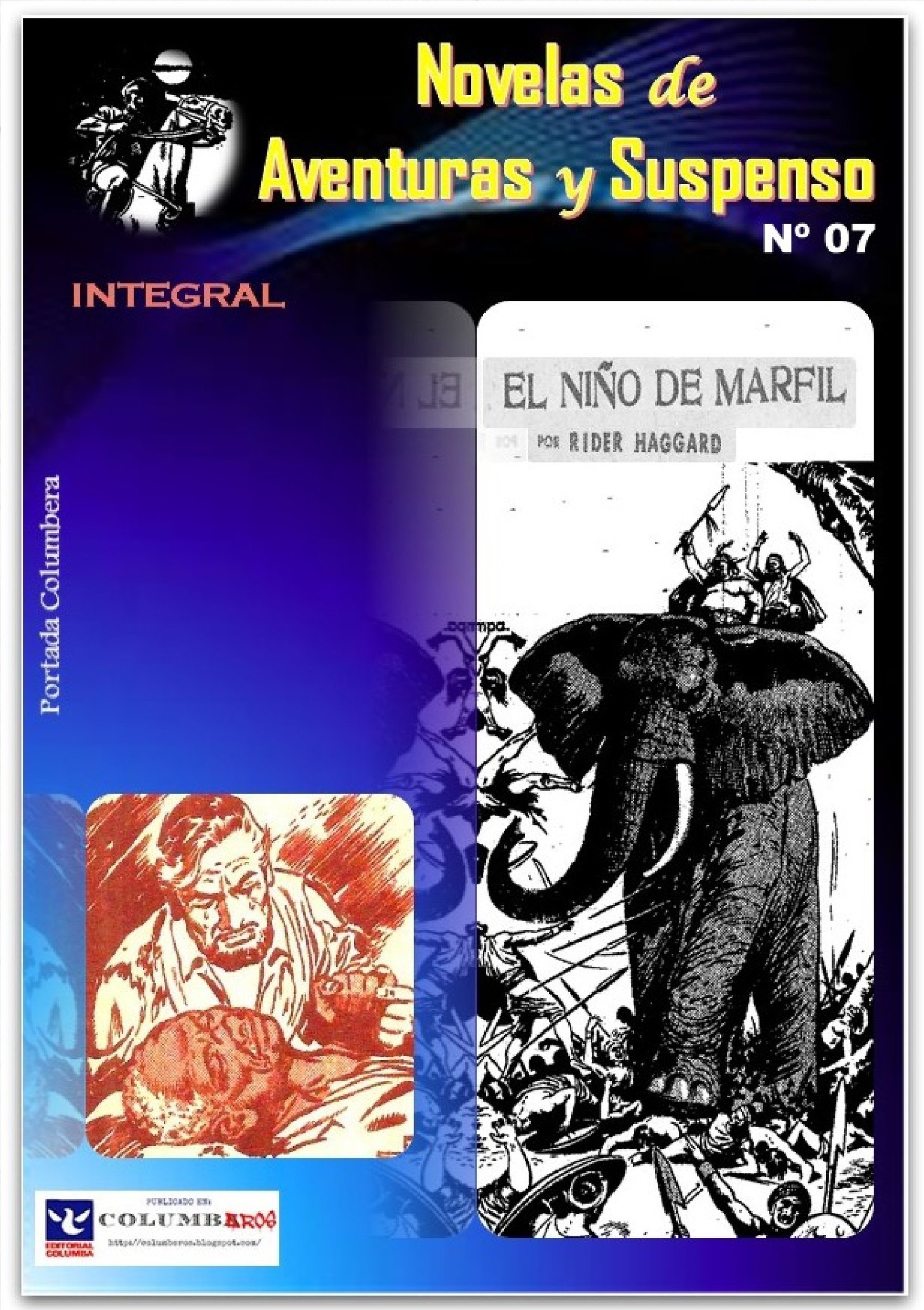 Portada ampliada de Novelas de Aventuras y Suspensso N° 07