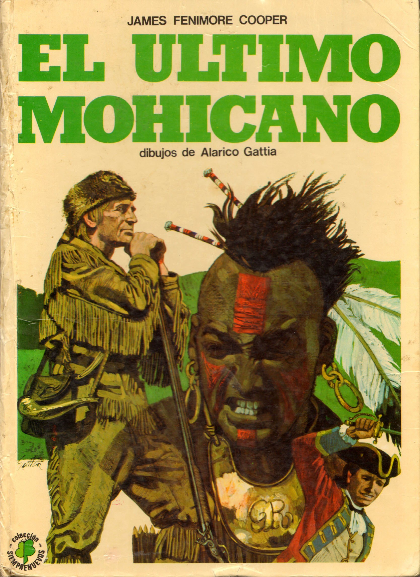 Portada ampliada de EL ULTIMO MOHICANO