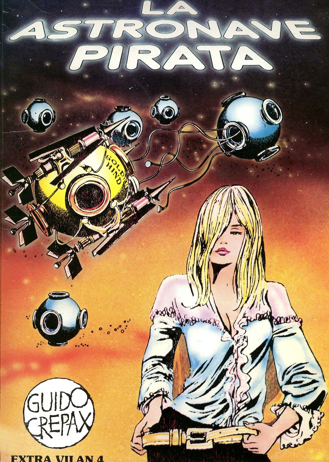 Portada ampliada de LA ASTRONAVE PIRATA