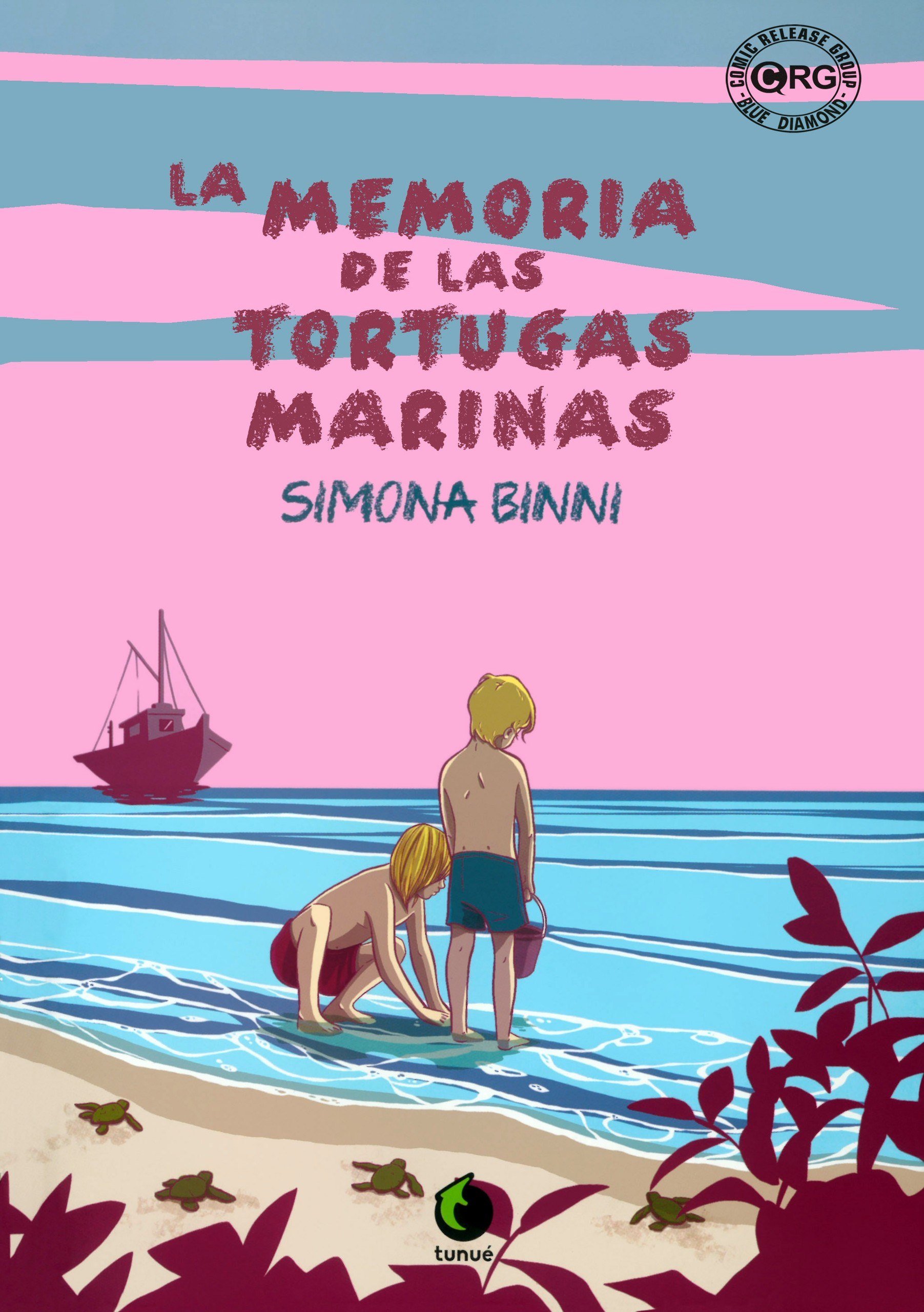 Portada ampliada de LA MEMORIA DE LAS TORTUGAS MARINAS
