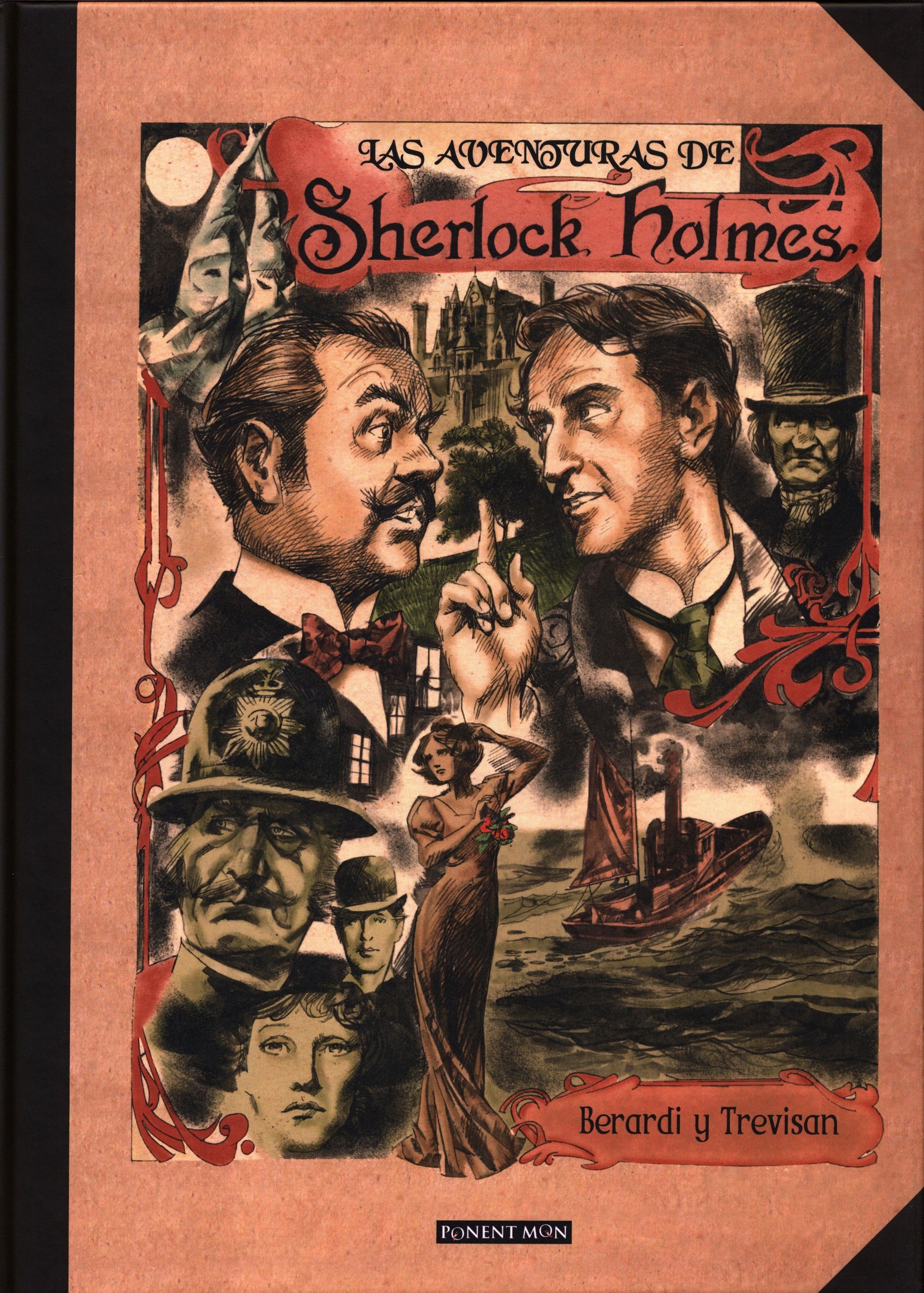Portada ampliada de LAS ADVENTURAS DE Sherlock Holmes