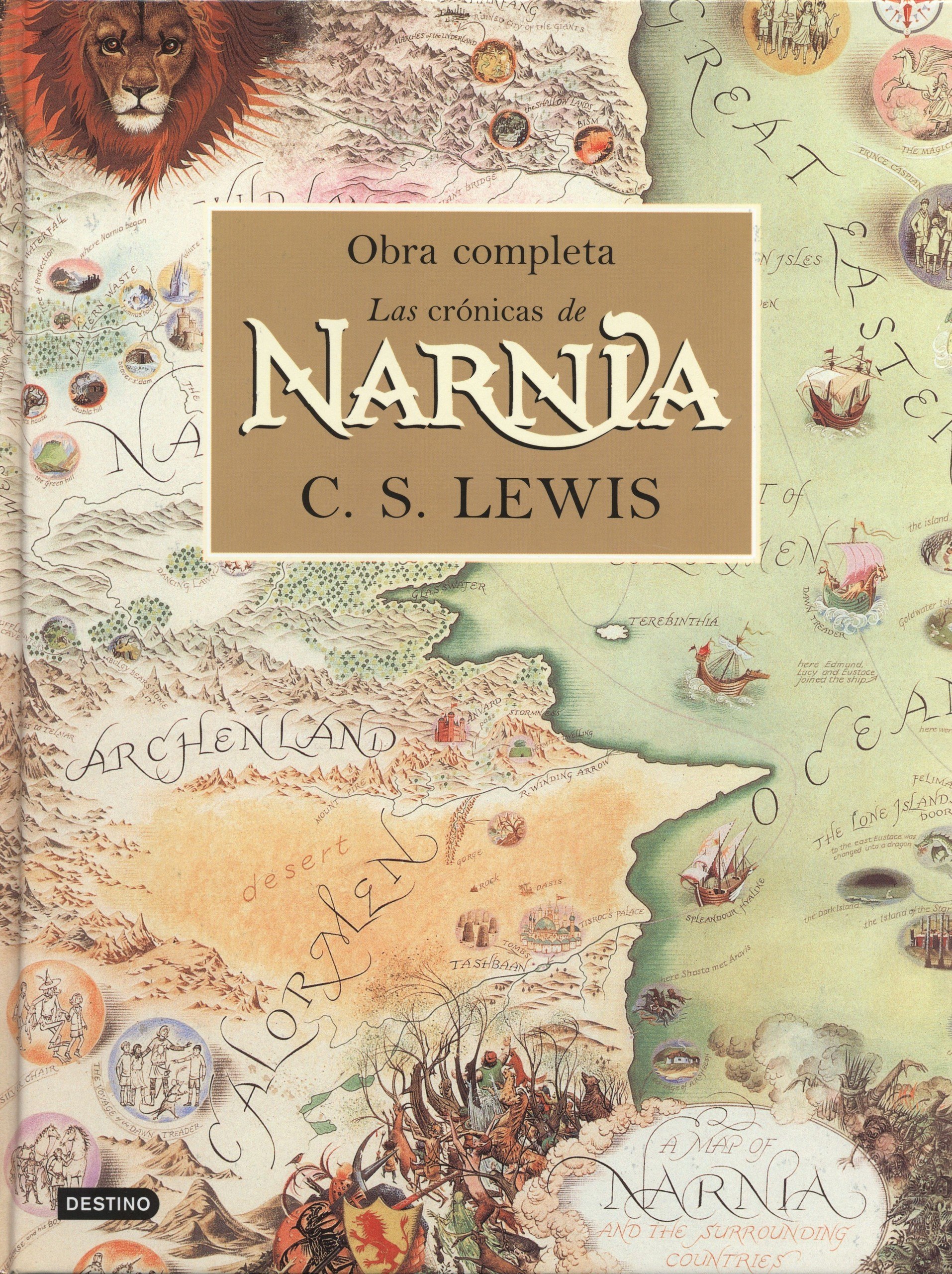 Portada ampliada de Obra completa Las crónicas de NARNIA