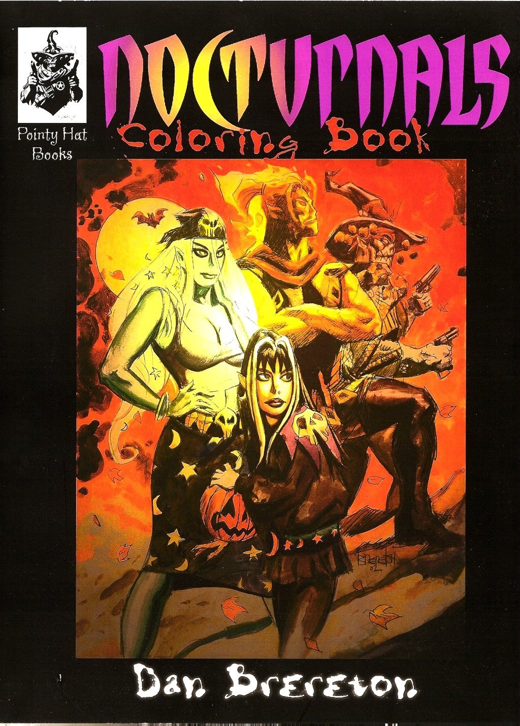 Portada ampliada de Nocturnals Coloring Book