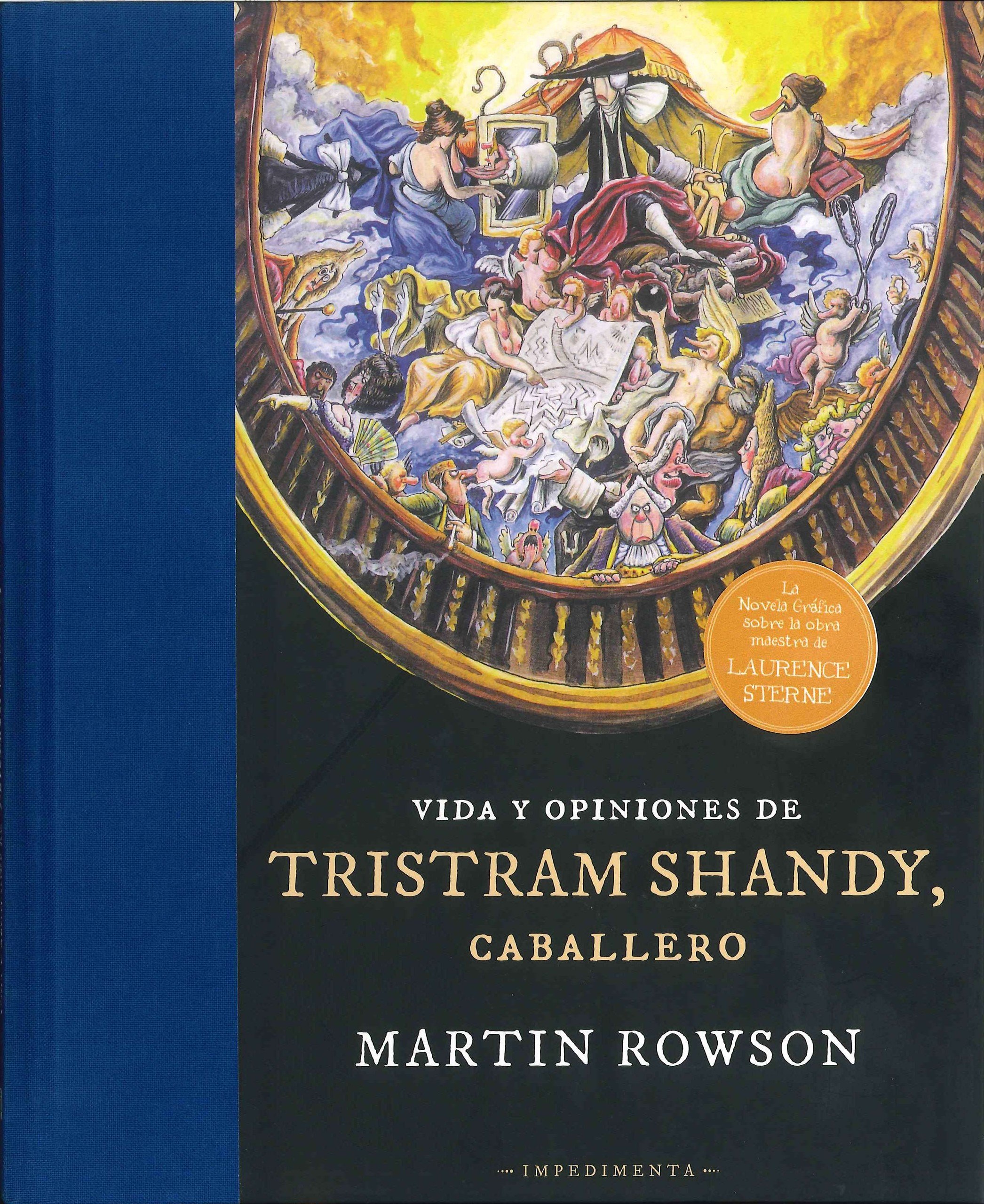 Portada ampliada de VIDA Y OPINIONES DE TRISTRAM SHANDY, CABALLERO