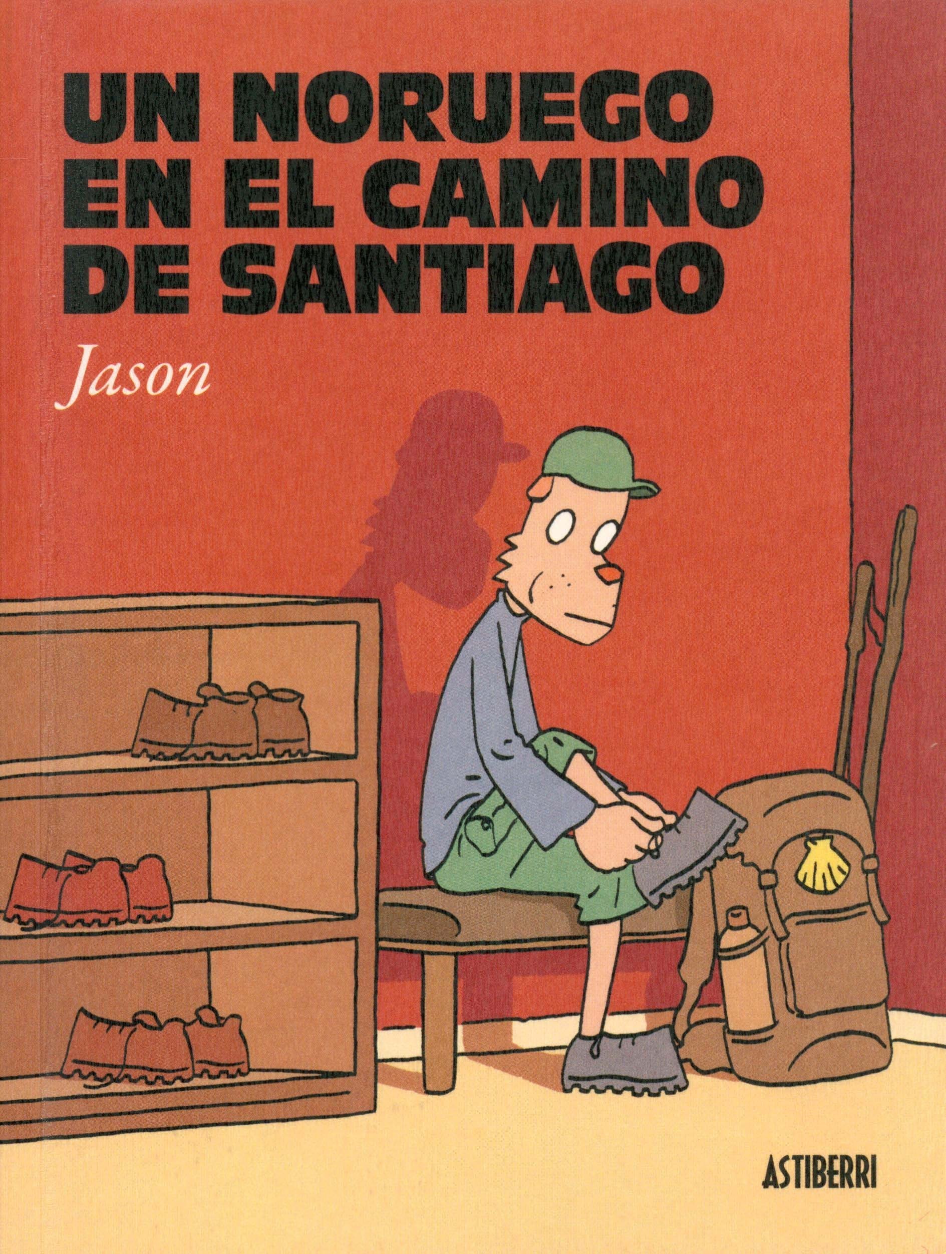 Portada ampliada de UN NORUEGO EN EL CAMINO DE SANTIAGO