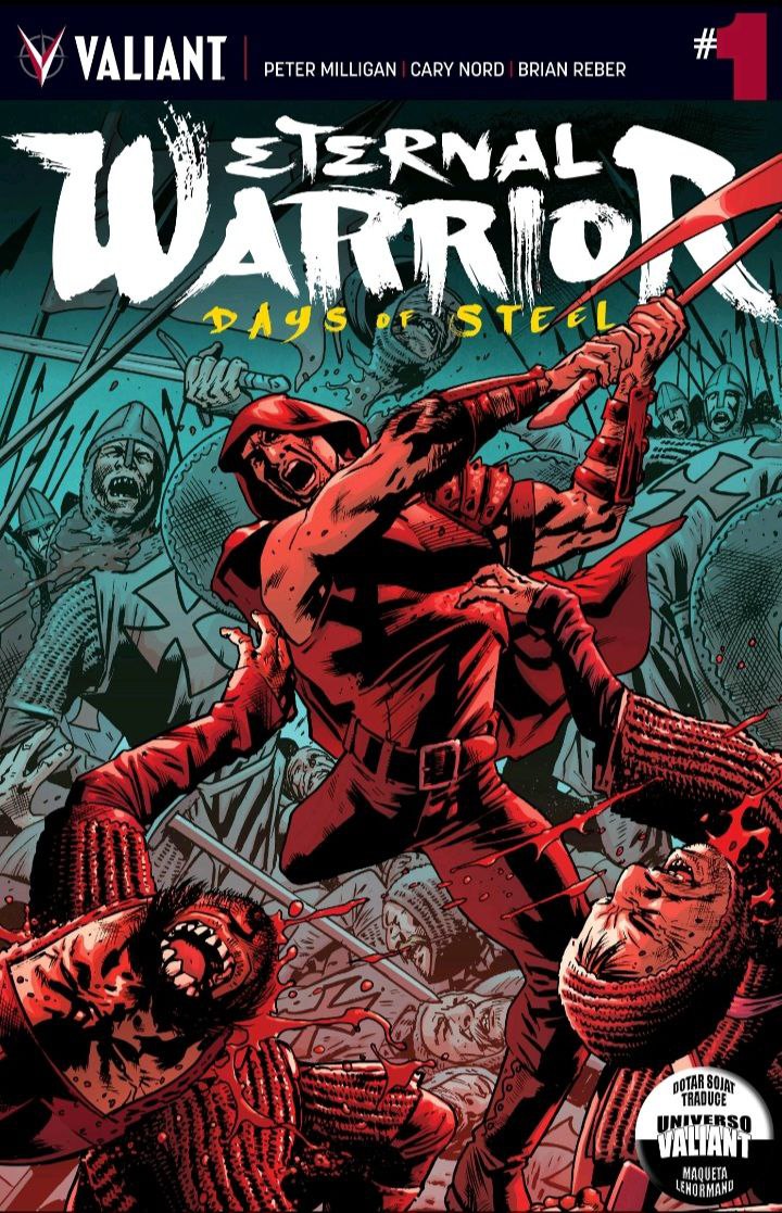 Portada ampliada de ETERNAL WARRIOR DAYS OF STEEL