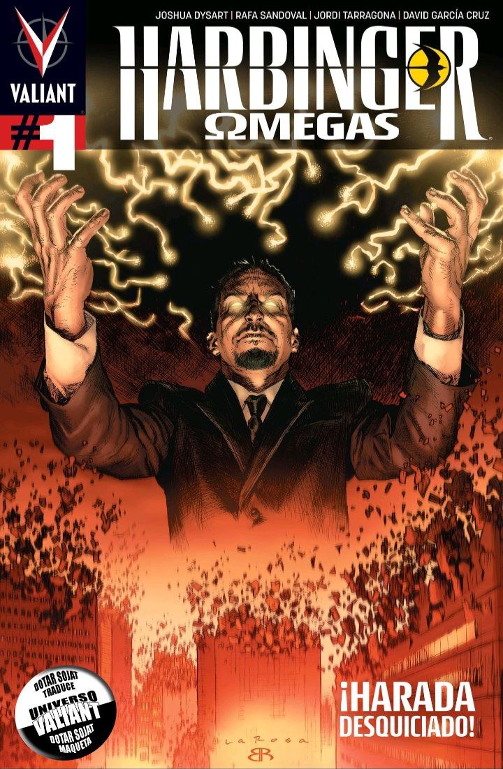 Portada ampliada de HARBINGER OMEGAS