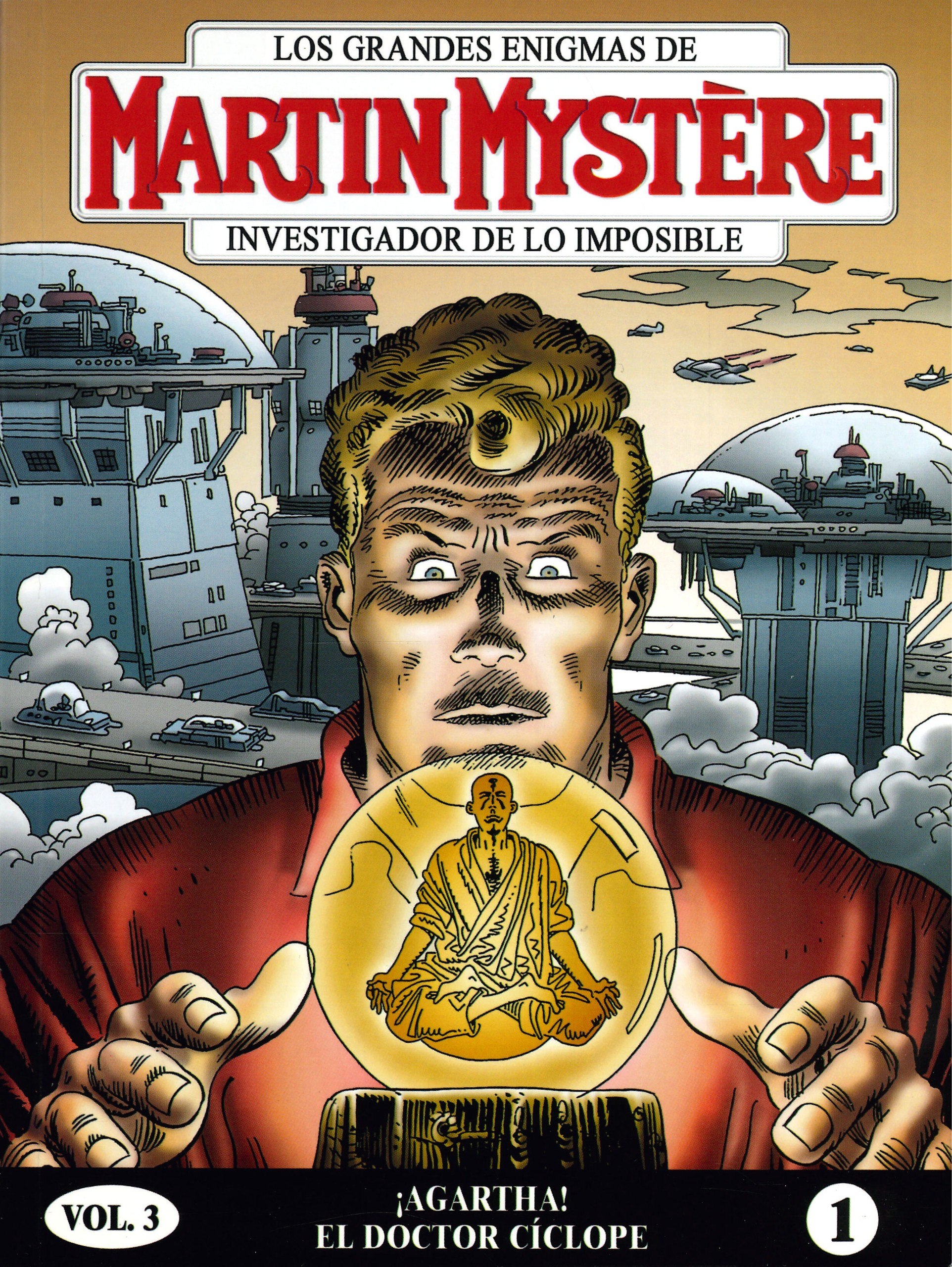 Portada ampliada de LOS GRANDES ENIGMAS DE MARTIN MYSTERE INVESTIGADOR DE LO IMPOSIBLE