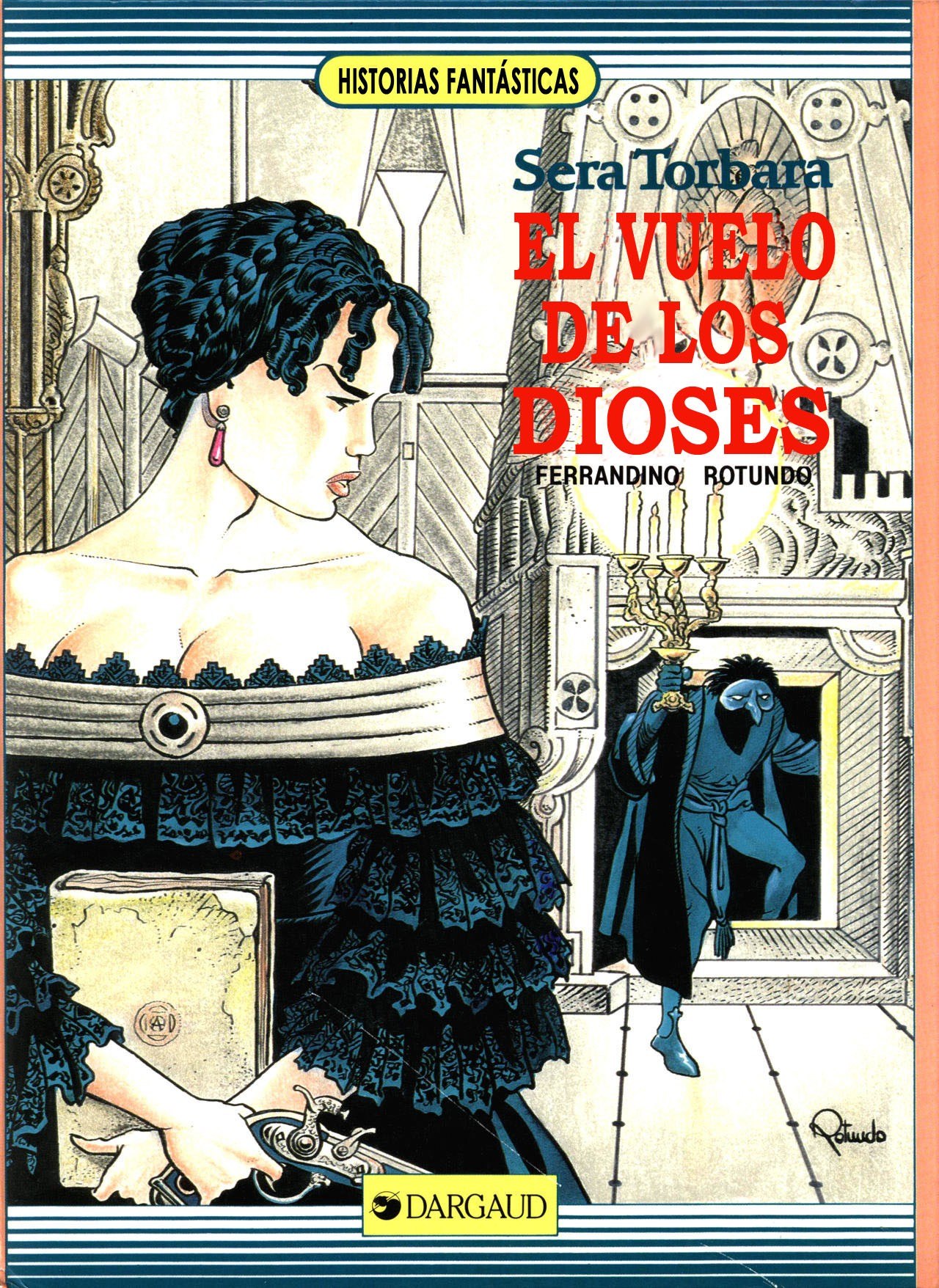 Portada ampliada de EL VUELO DE LOS DIOSES