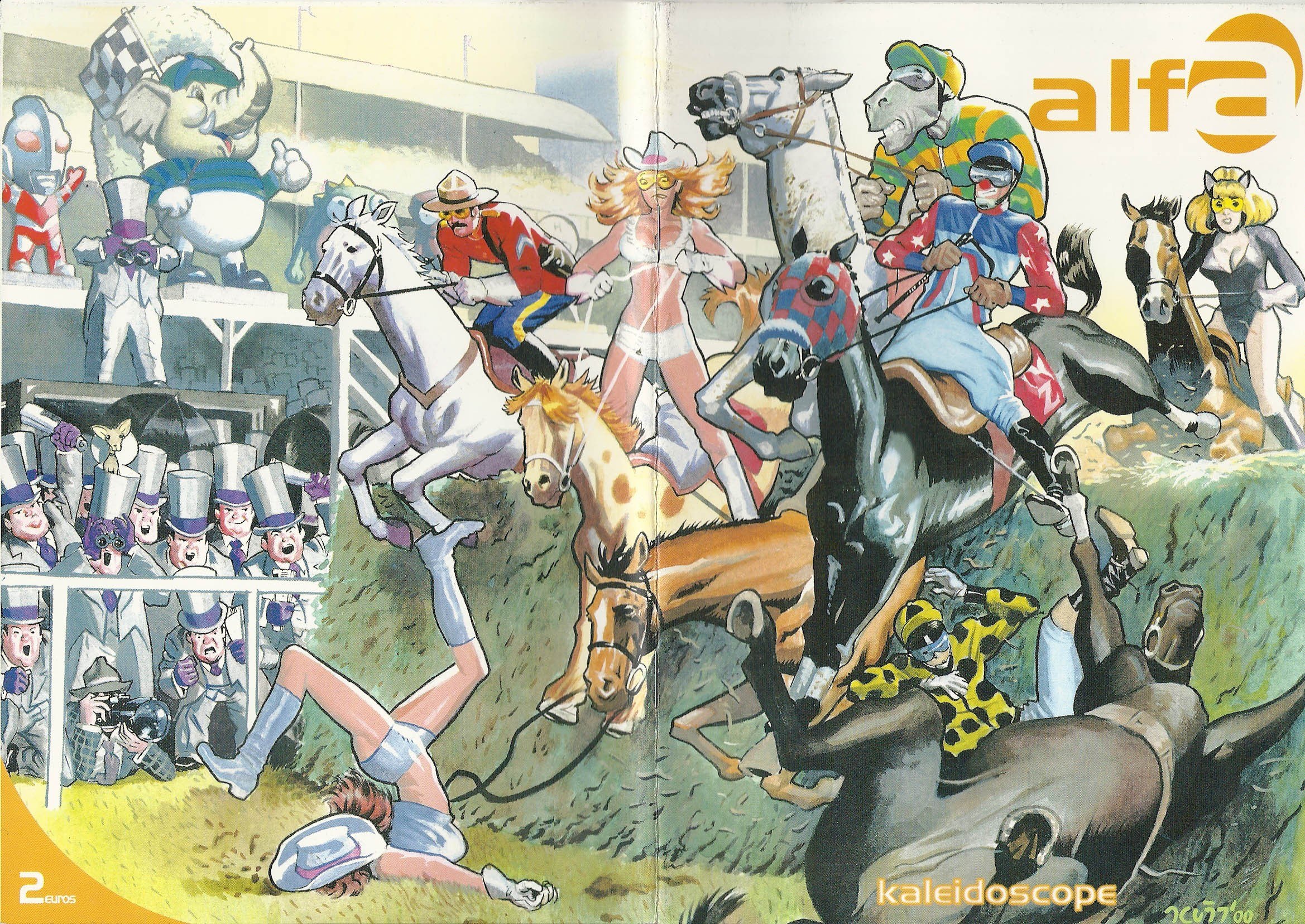 Portada ampliada de ALFA - DANI ACUNA SKETCHBOOK (Proyecto Kaleidoscope)