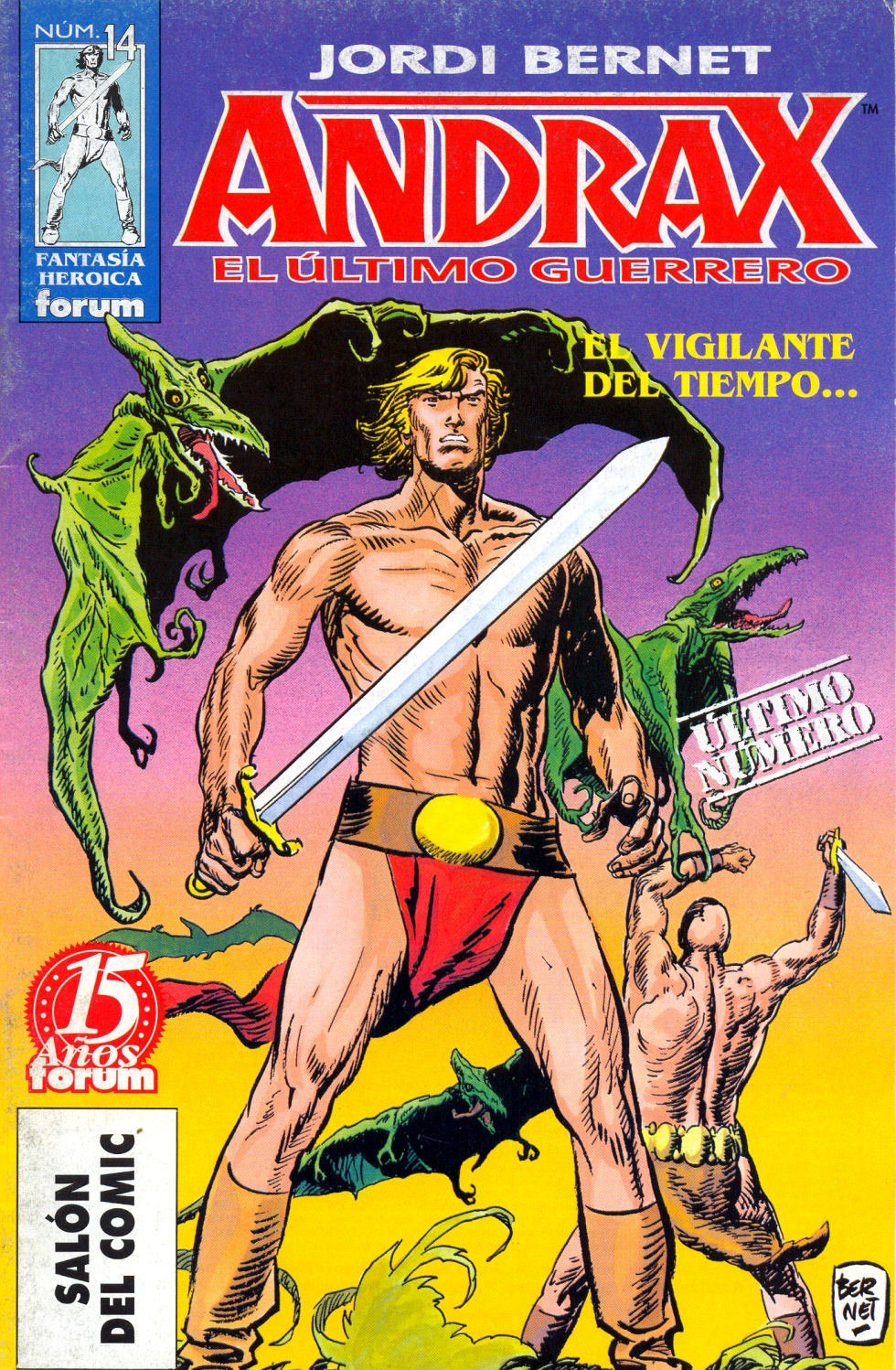Portada ampliada de ANDRAX EL ULTIMO GUERRERO