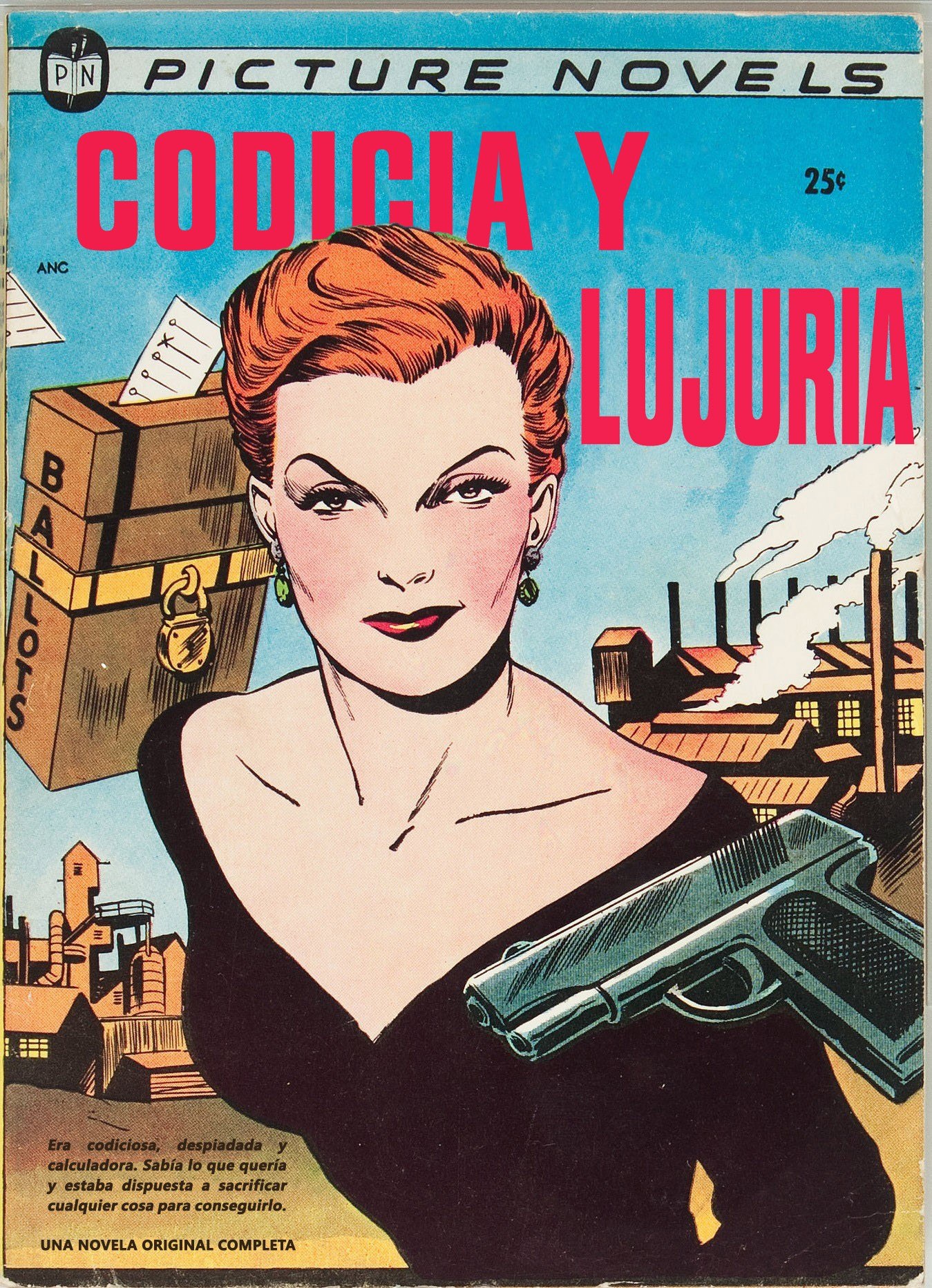Portada ampliada de CODICIA Y LUJURIA