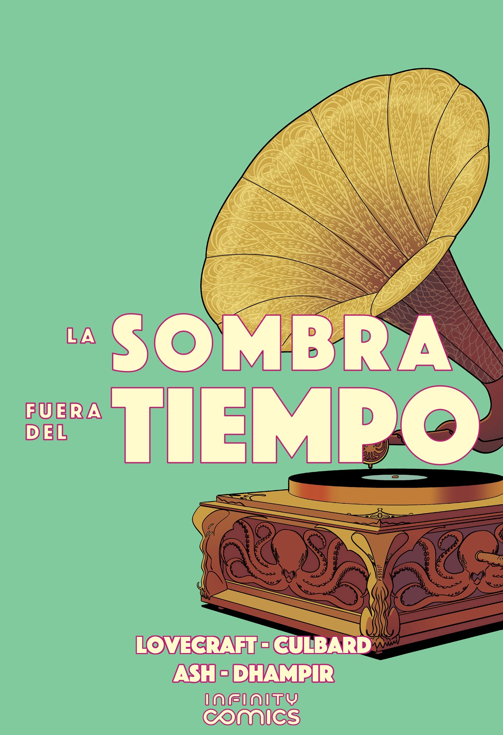 Portada ampliada de La Sombra fuera del Tiempo