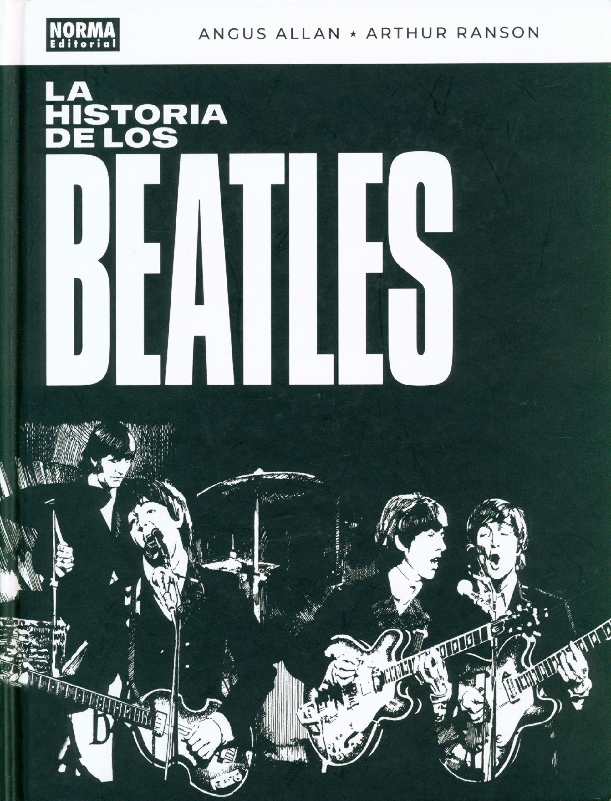 Portada ampliada de LA HISTORIA DE LOS BEATLES