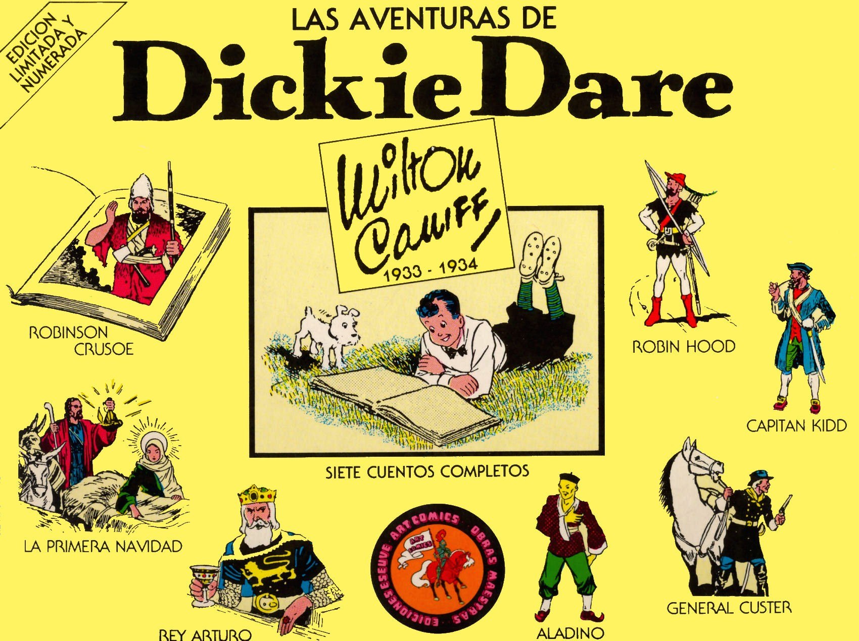 Portada ampliada de LAS AVENTURAS DE Dickie Dare