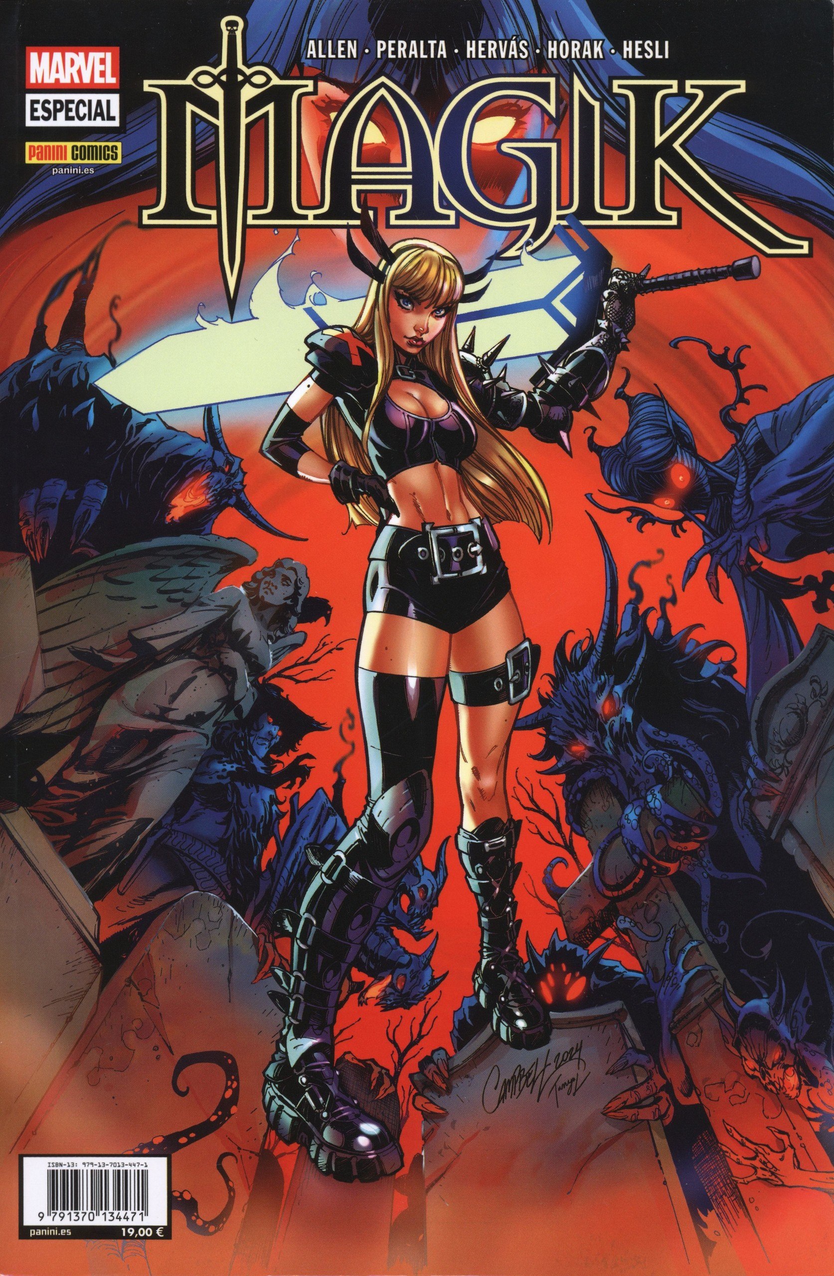 Portada ampliada de Magik