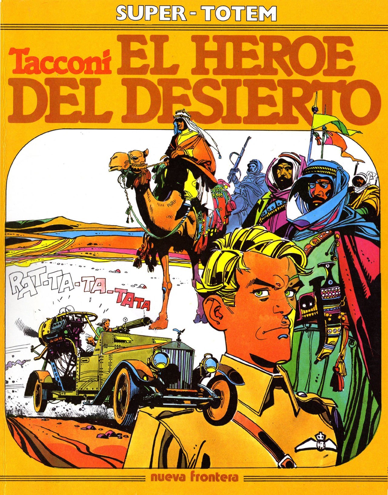Portada ampliada de Tacconi EL HEROE DEL DESIERTO