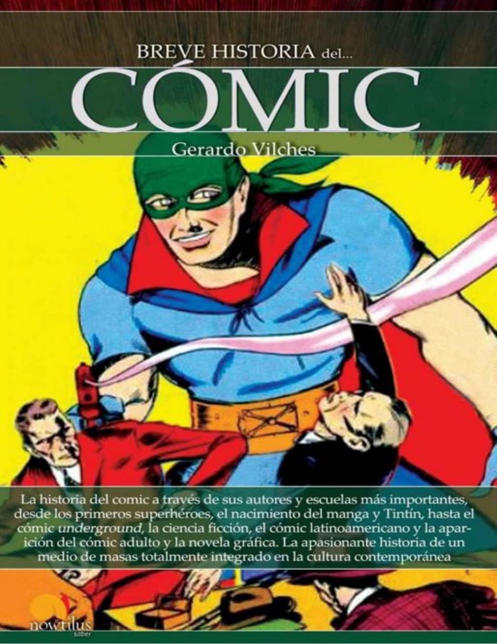 Portada ampliada de BREVE HISTORIA del COMIC