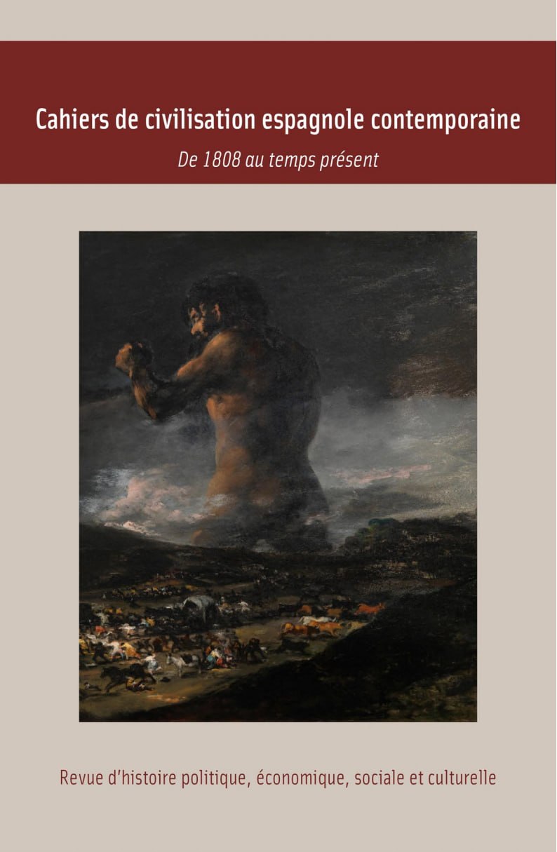 Portada ampliada de Cahiers de civilisation espagnole contemporaine