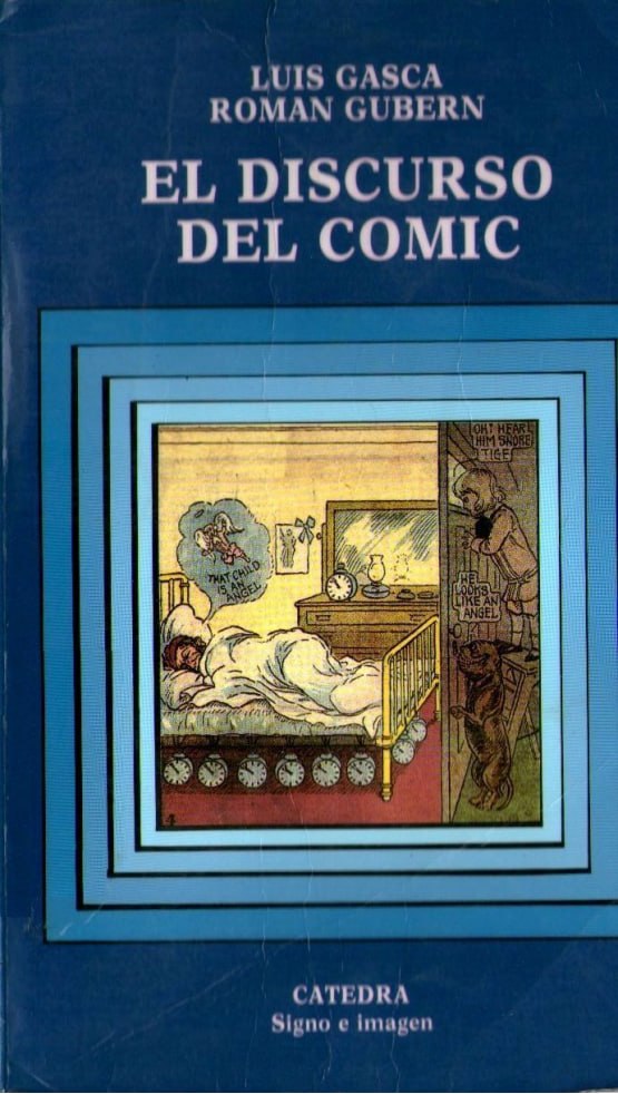 Portada ampliada de EL DISCURSO DEL COMIC