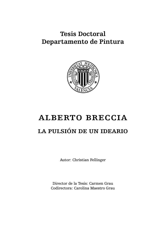 Portada ampliada de ALBERTO BRECCIA LA PULSIÓN DE UN IDEARIO